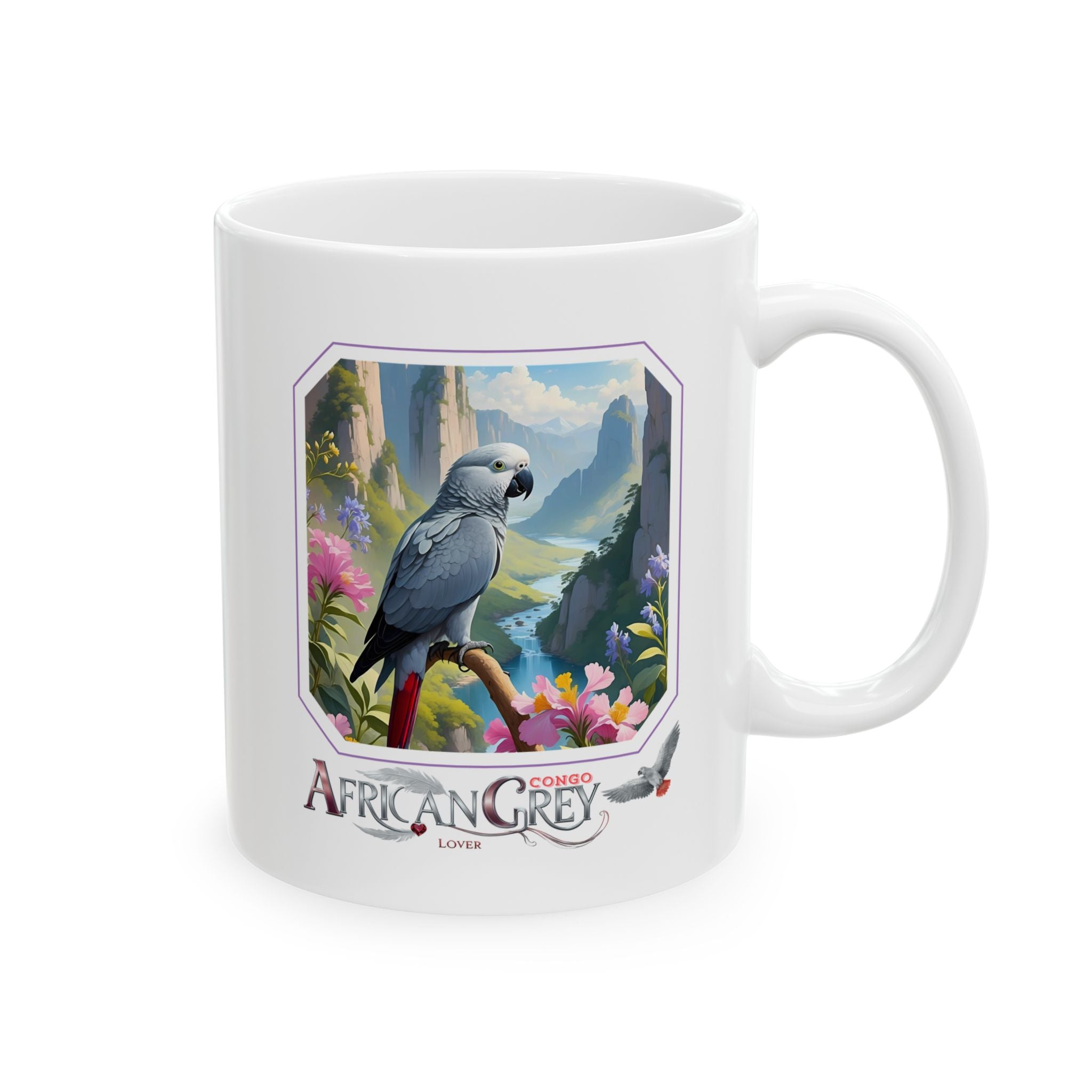African Grey Congo Mug