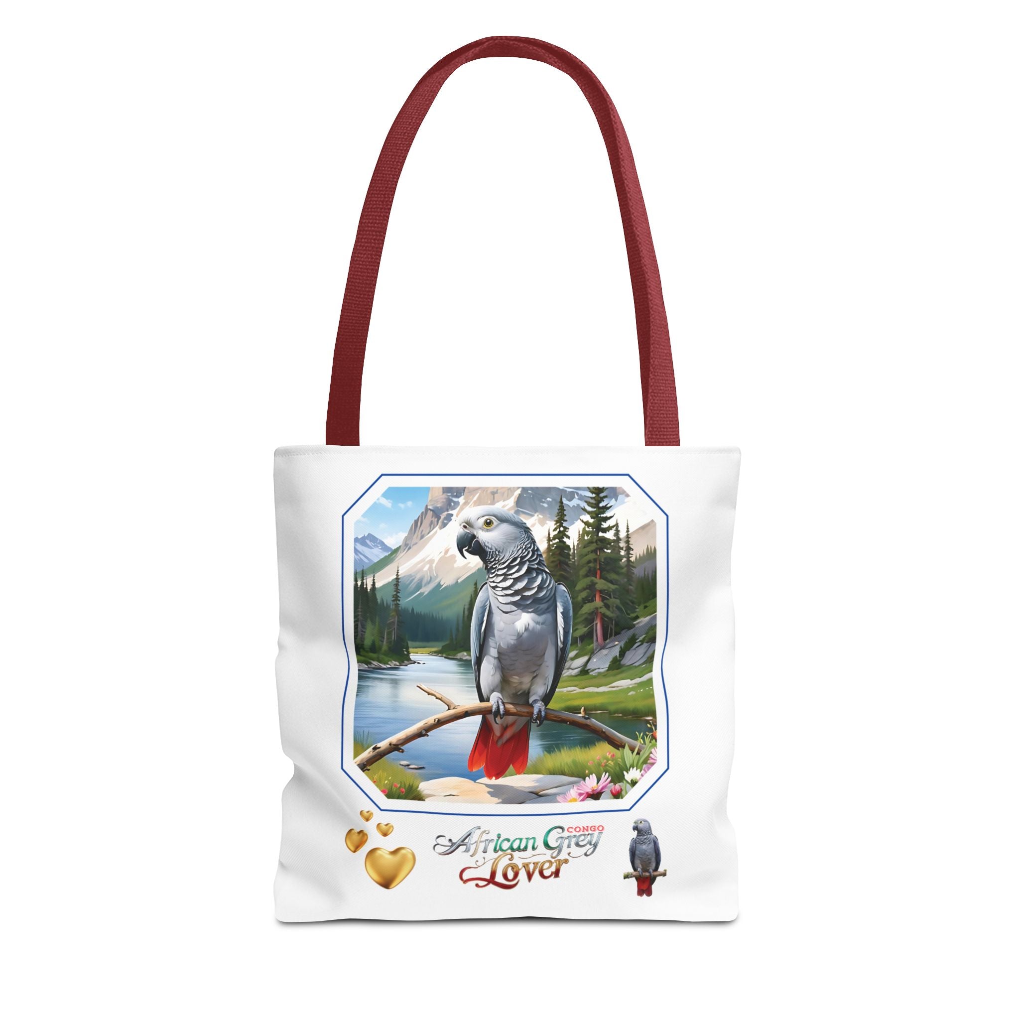 African Grey Parrot Tote Bag