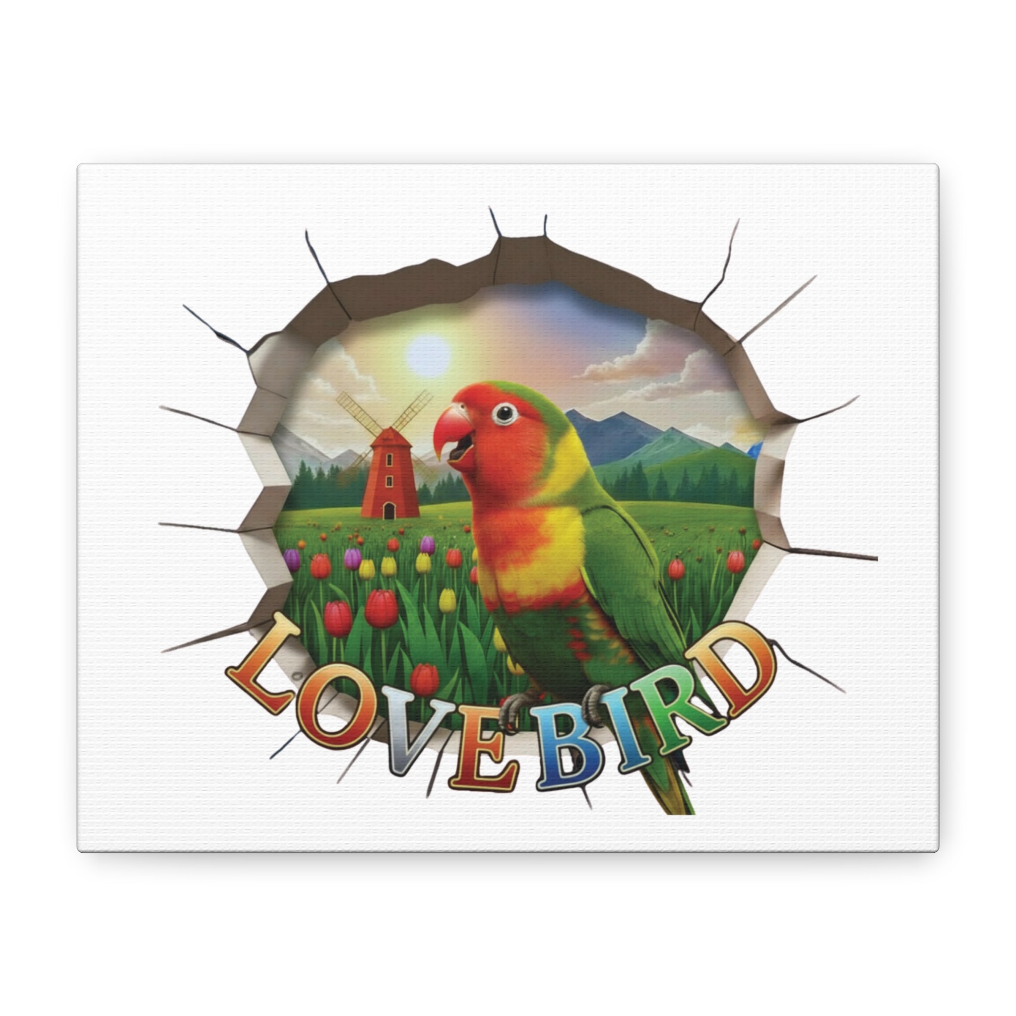 Lovebird Breakthrough Wall-Hanging