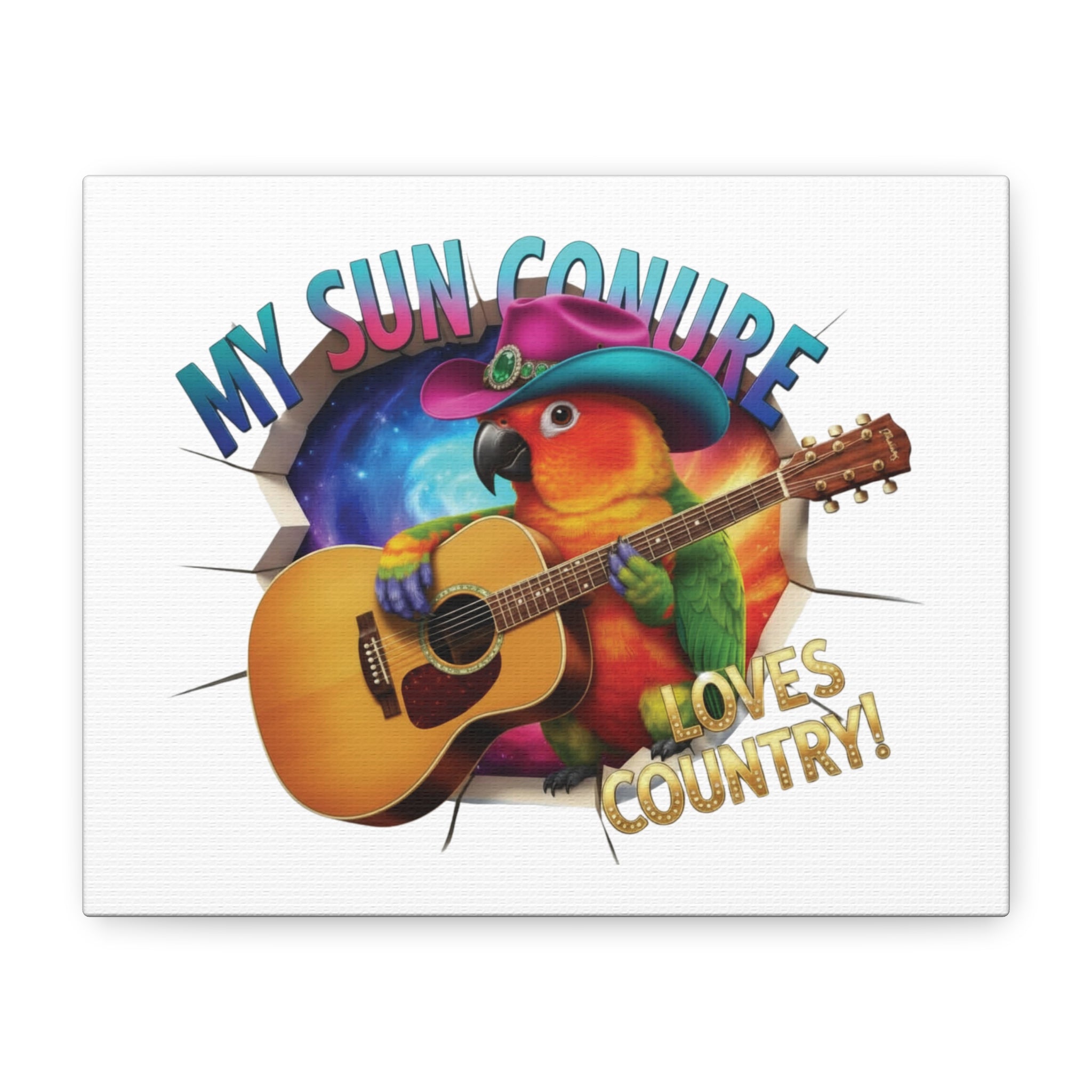 Sun Conure Loves Country Wall-Hanging
