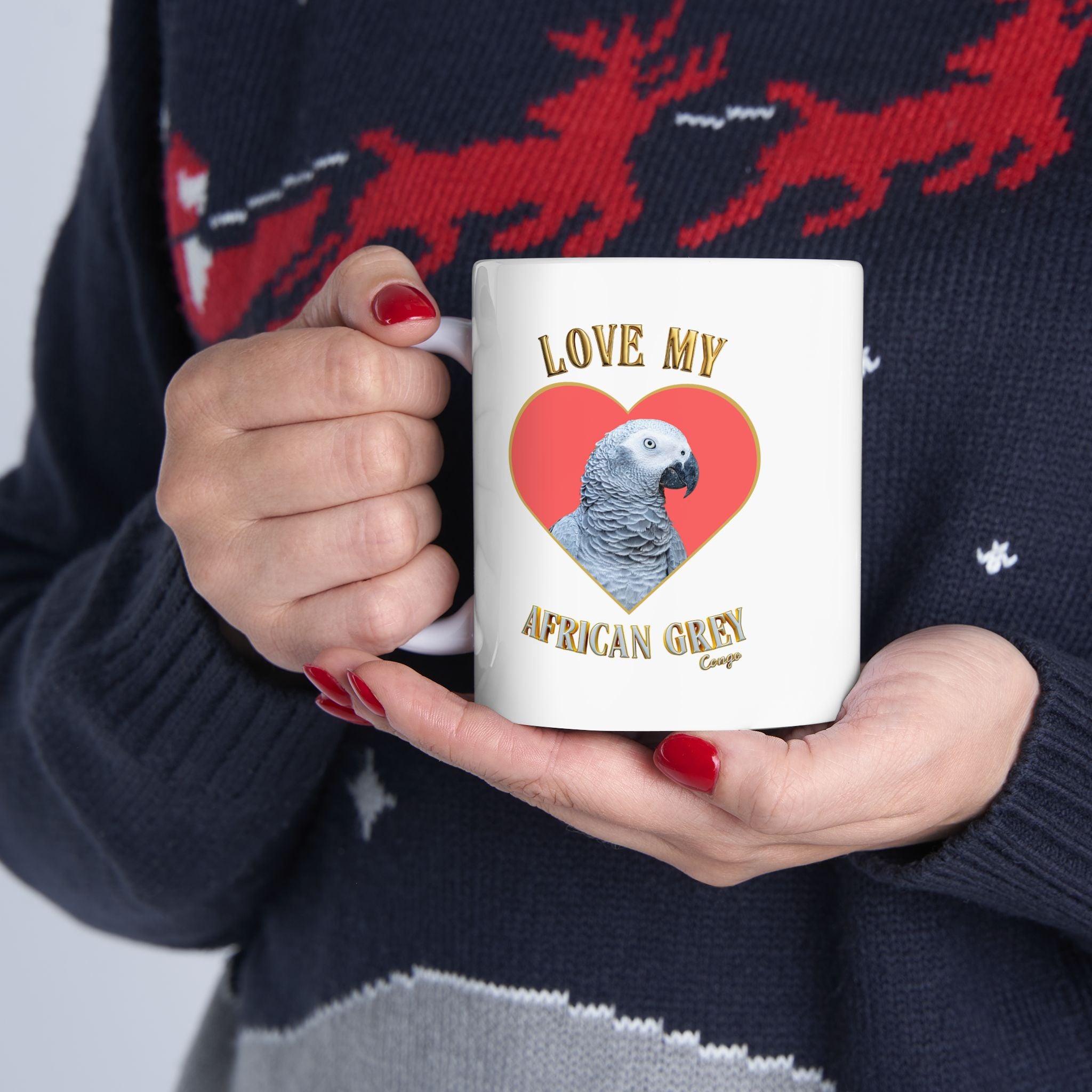 African Grey Congo Mug
