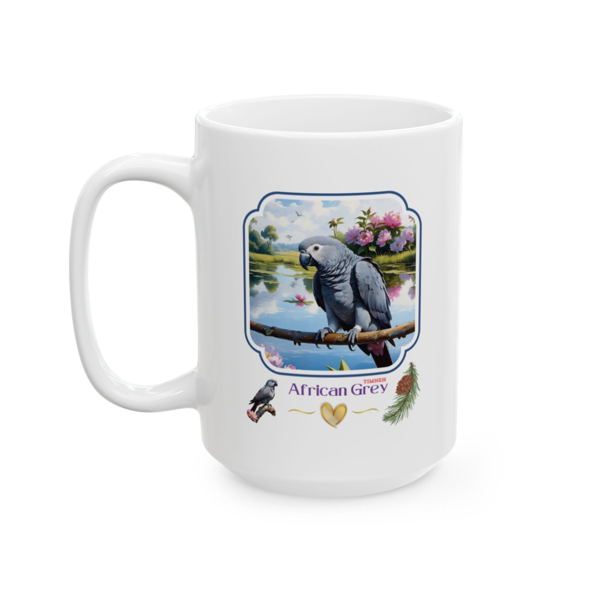 African Grey Timneh Lake Mug