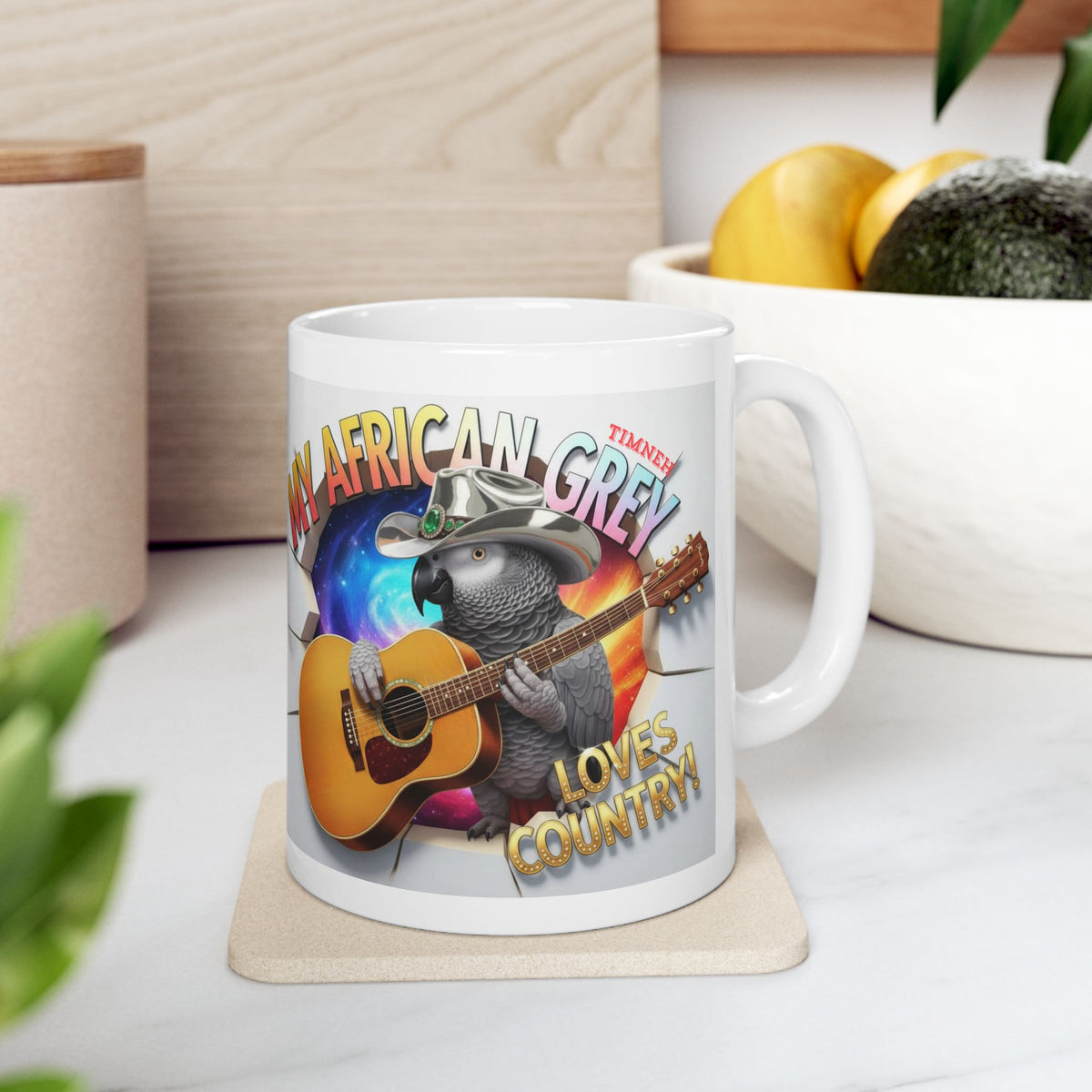 My Green Quaker Loves Country Mug