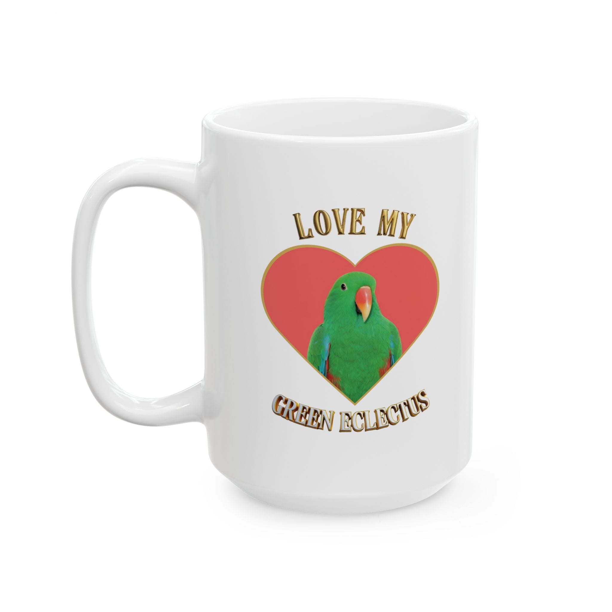 Green Eclectus Mug