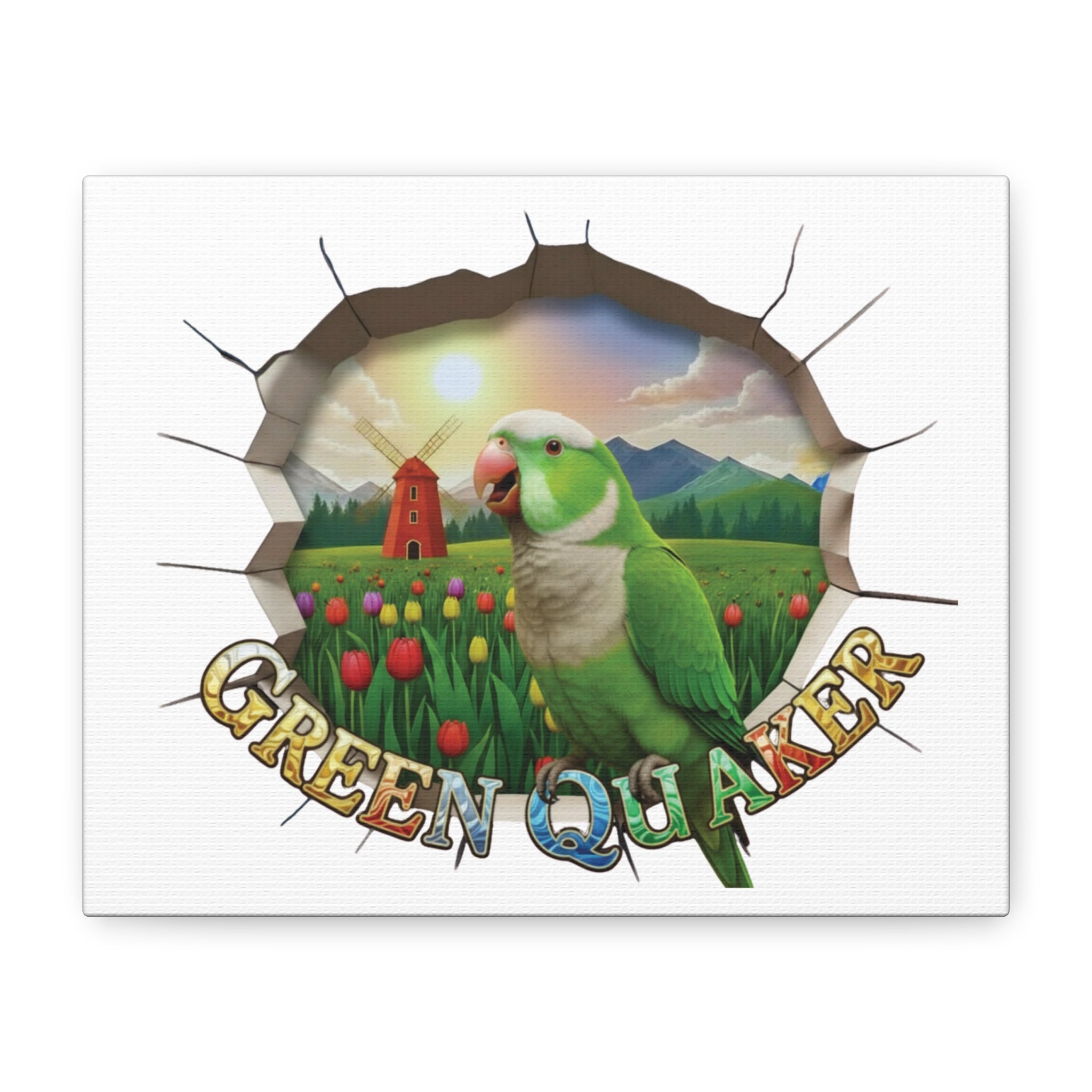 Green Quaker Wall-Hanging