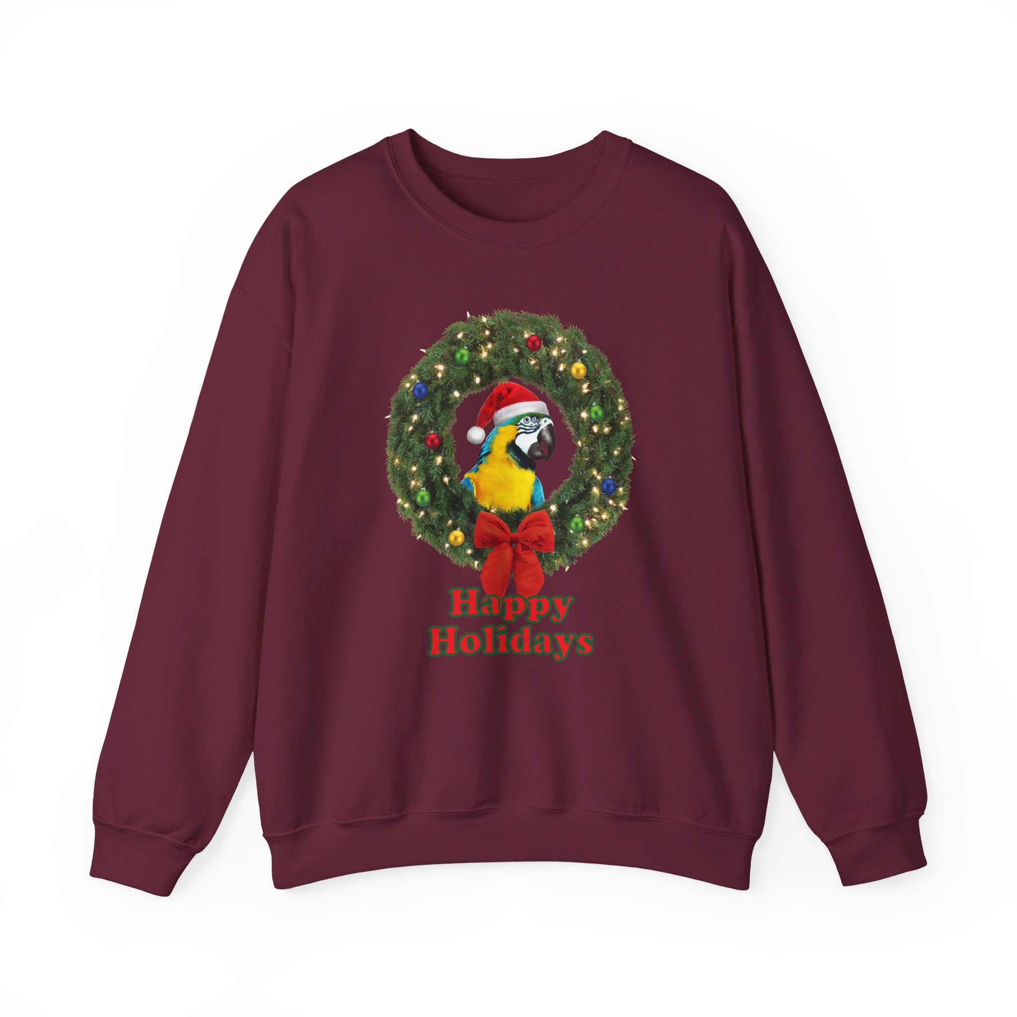 Happy Christmas Holidays Blue And Gold Sweatshirt