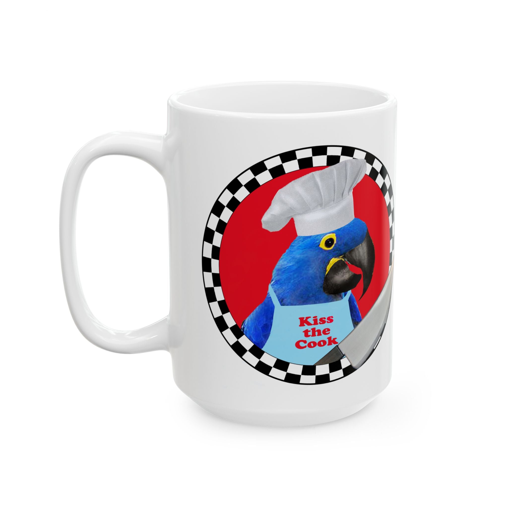 Kiss The Cook Hyacinth Mug