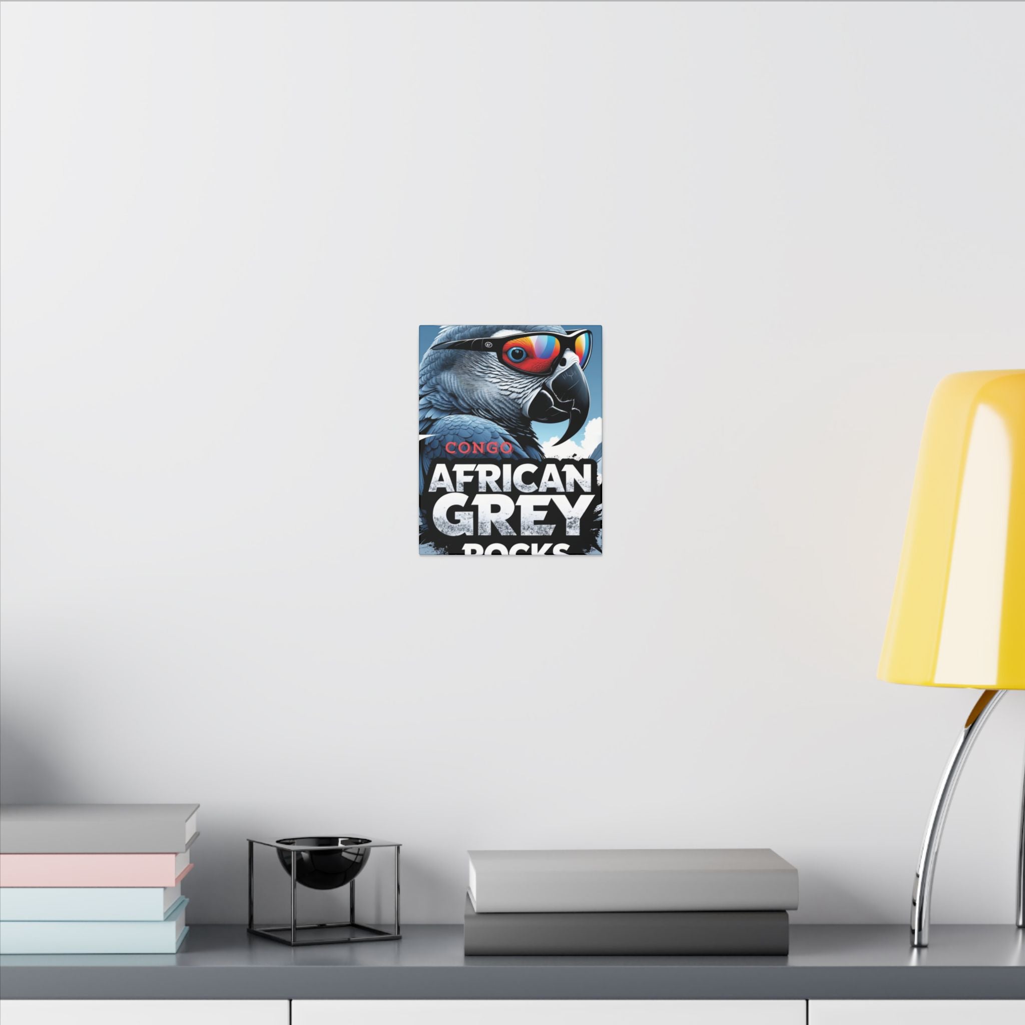 African Grey Rocks Canvas Wall Hangings