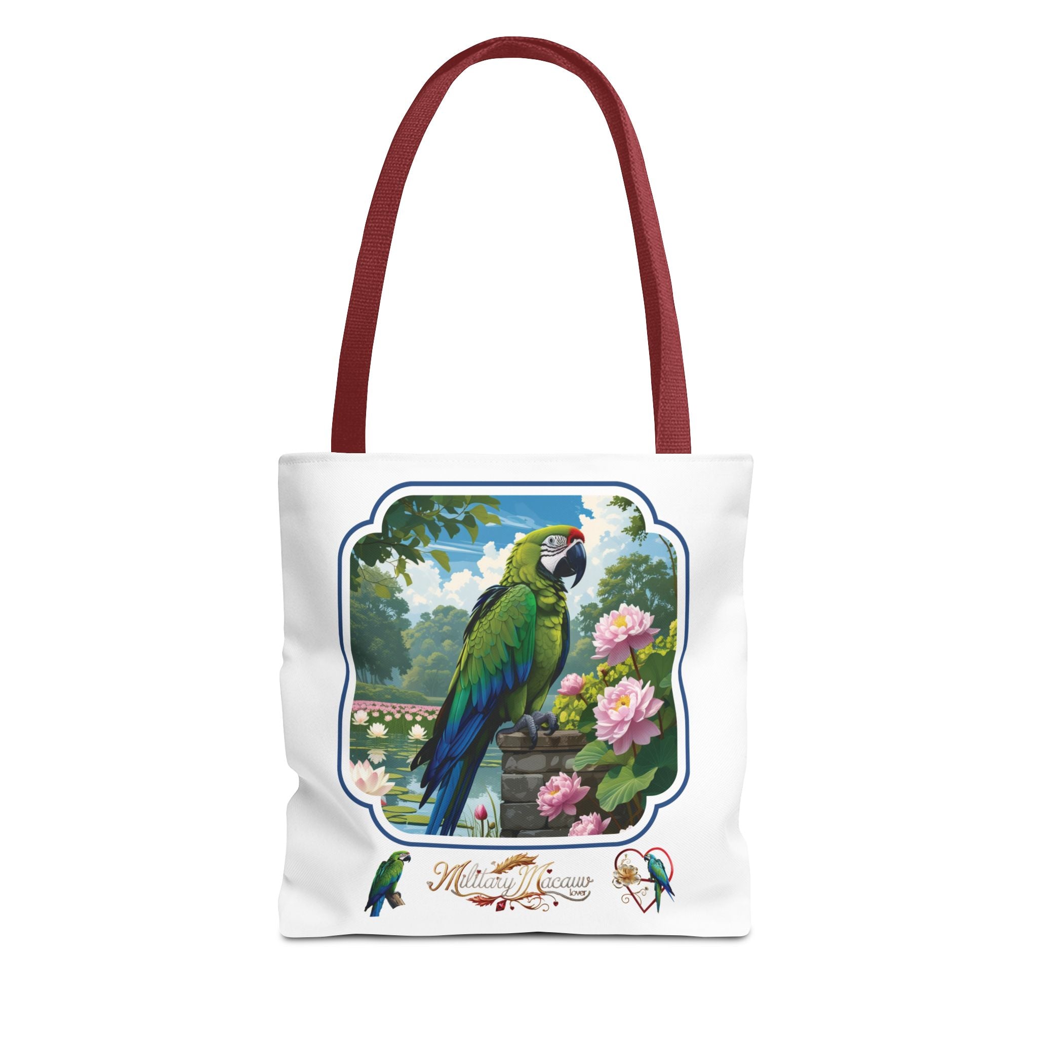 Military Macaw Love Tote Bag