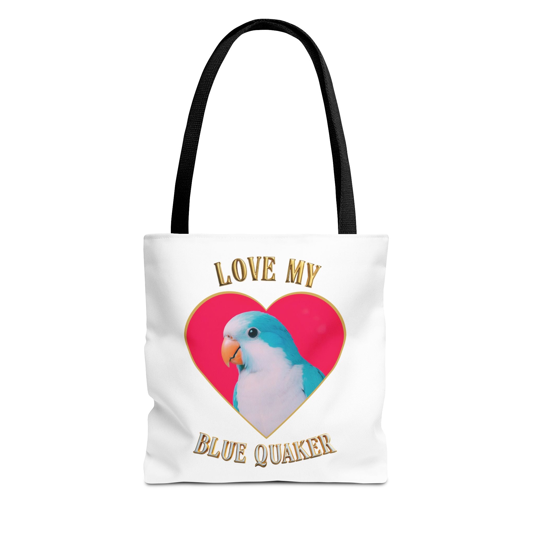 Love My Blue Quaker Heart Tote Bag
