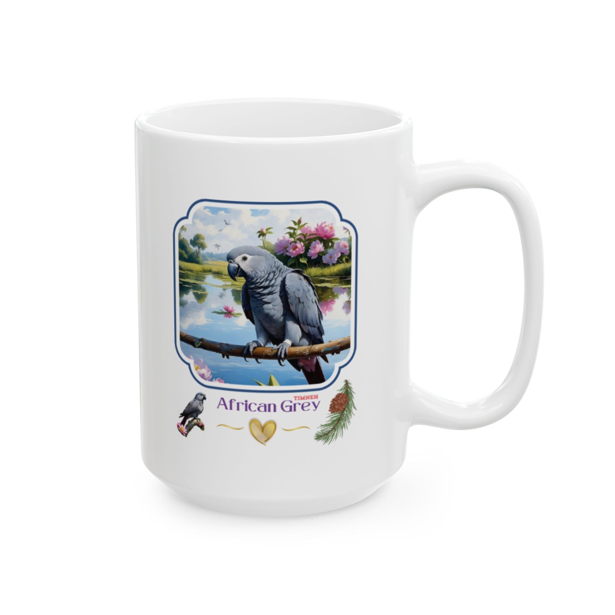 African Grey Timneh Lake Mug