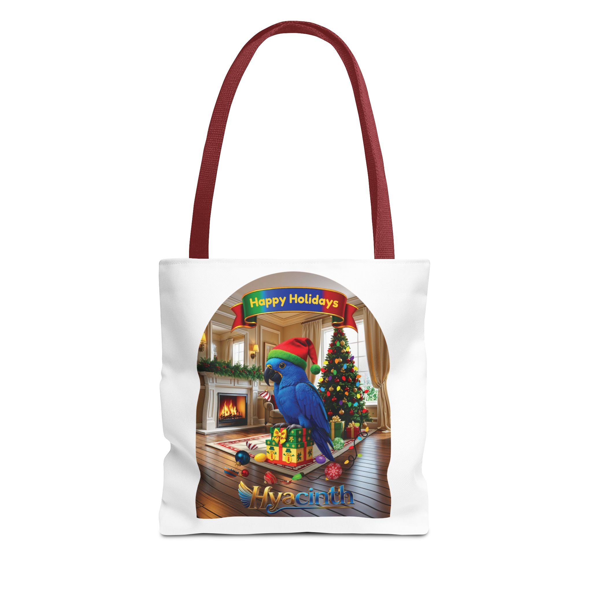 Happy Holidays Hyacinth Tote Bag