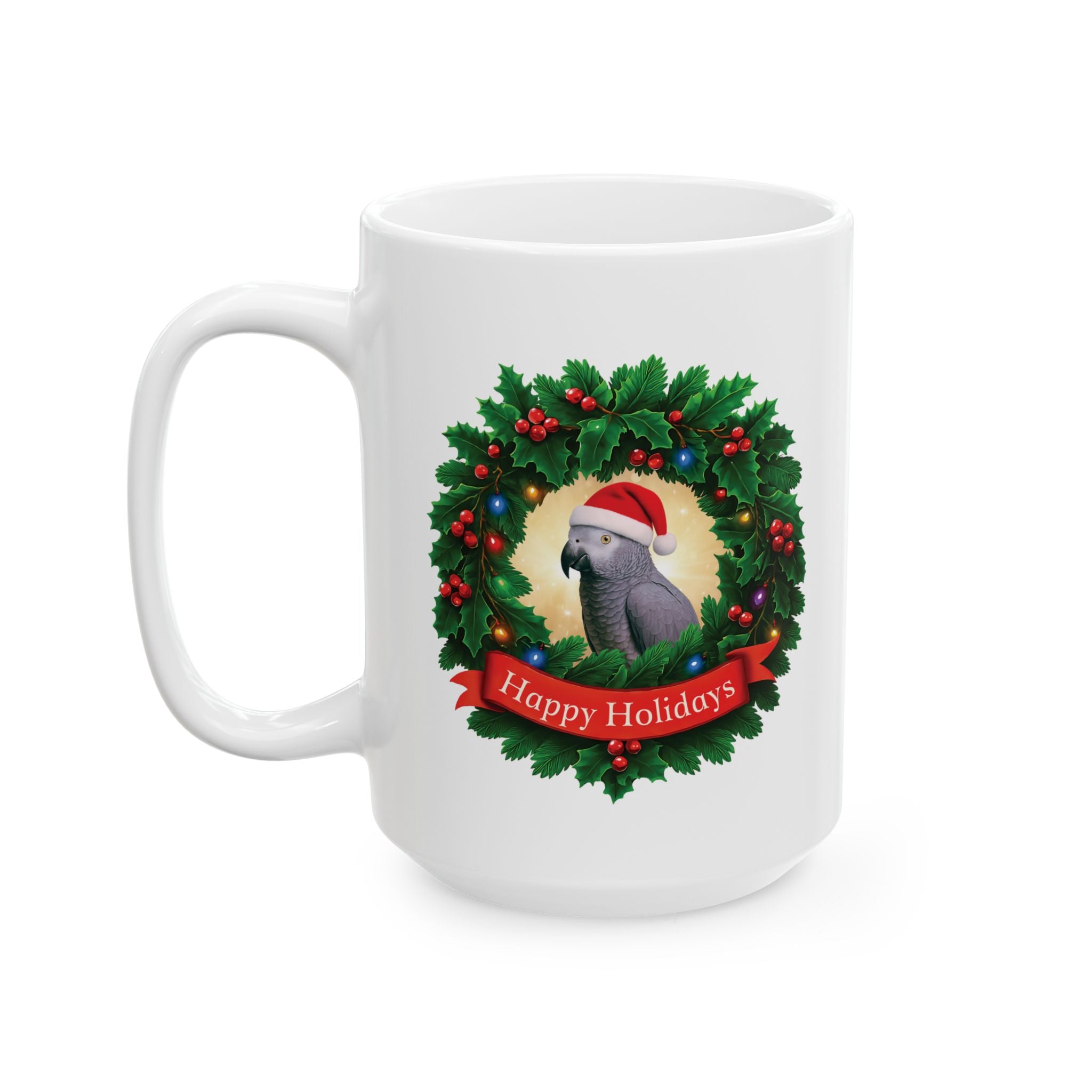 African Grey Rocks Ceramic Mug,