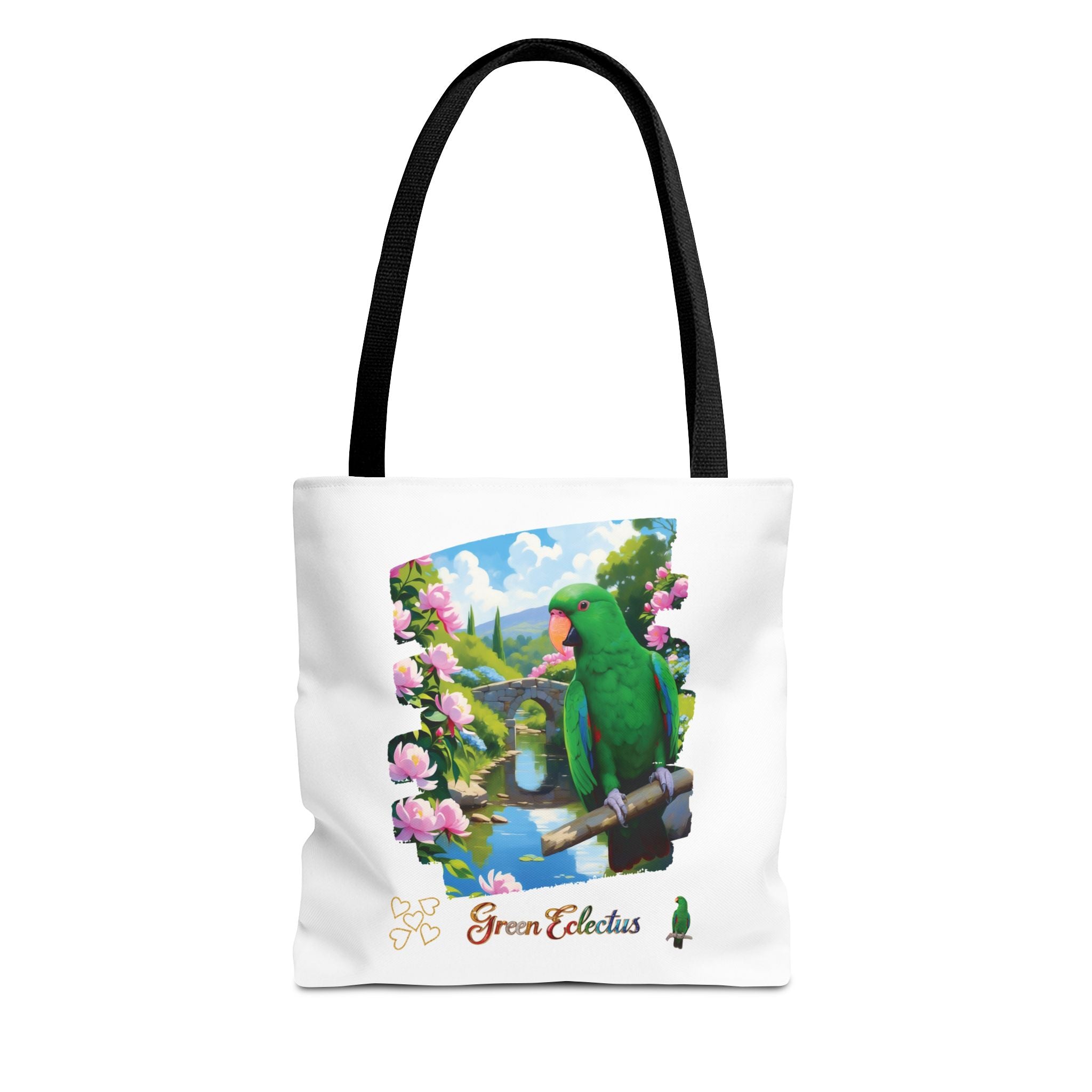 Green Eclectus Nature Scenic Tote Bag