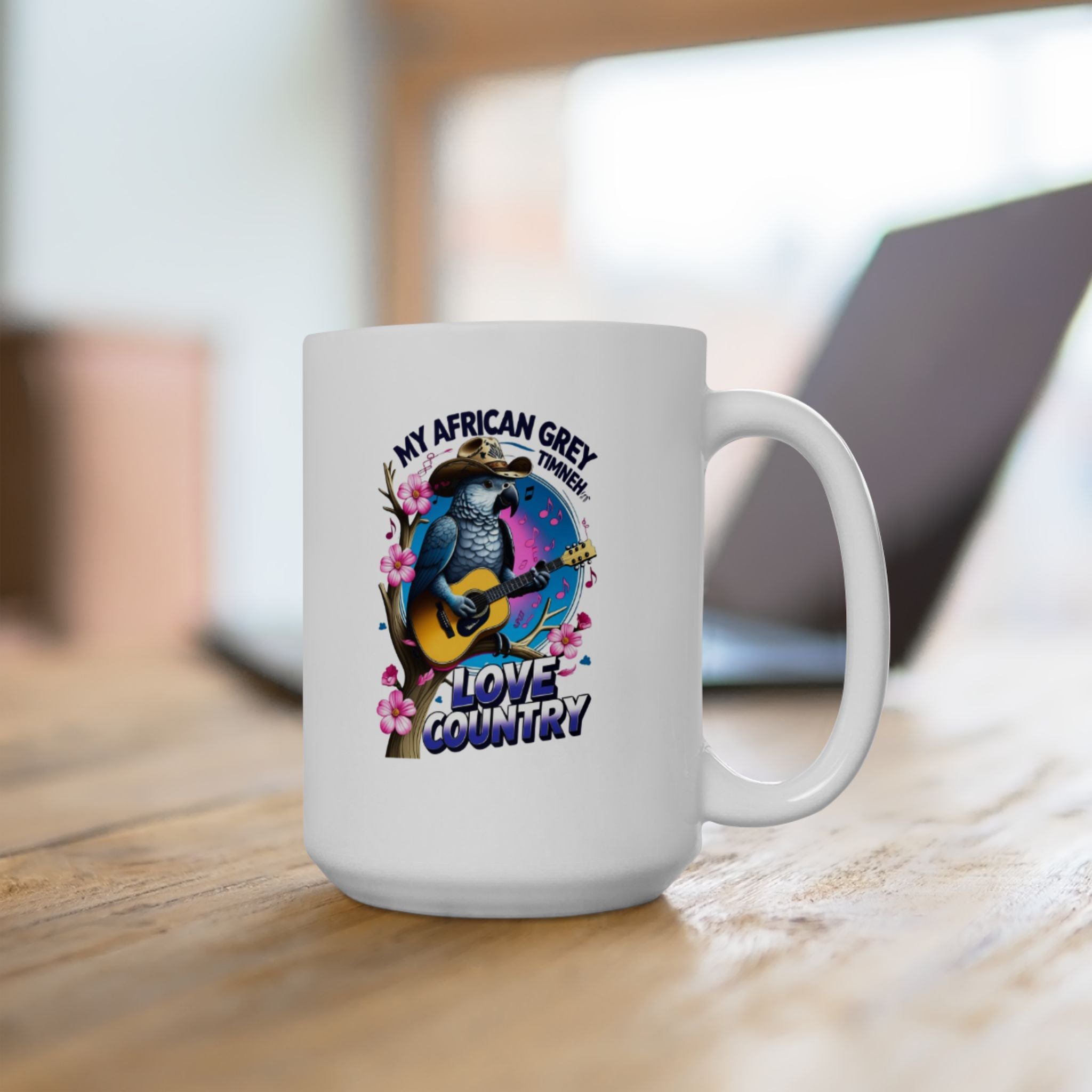 African Grey Timneh Love Country Mug