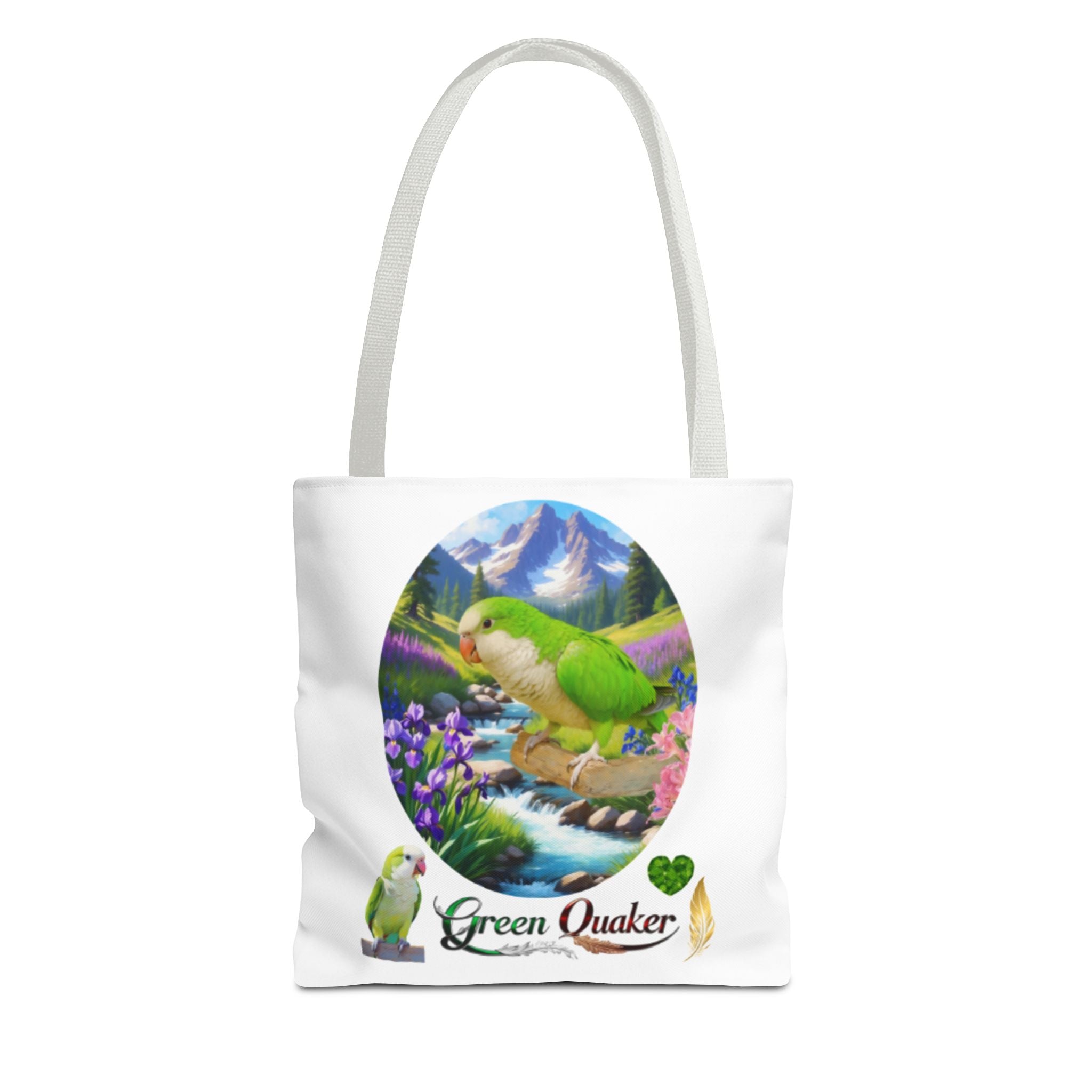 Green Quaker Mountain Tote Bag