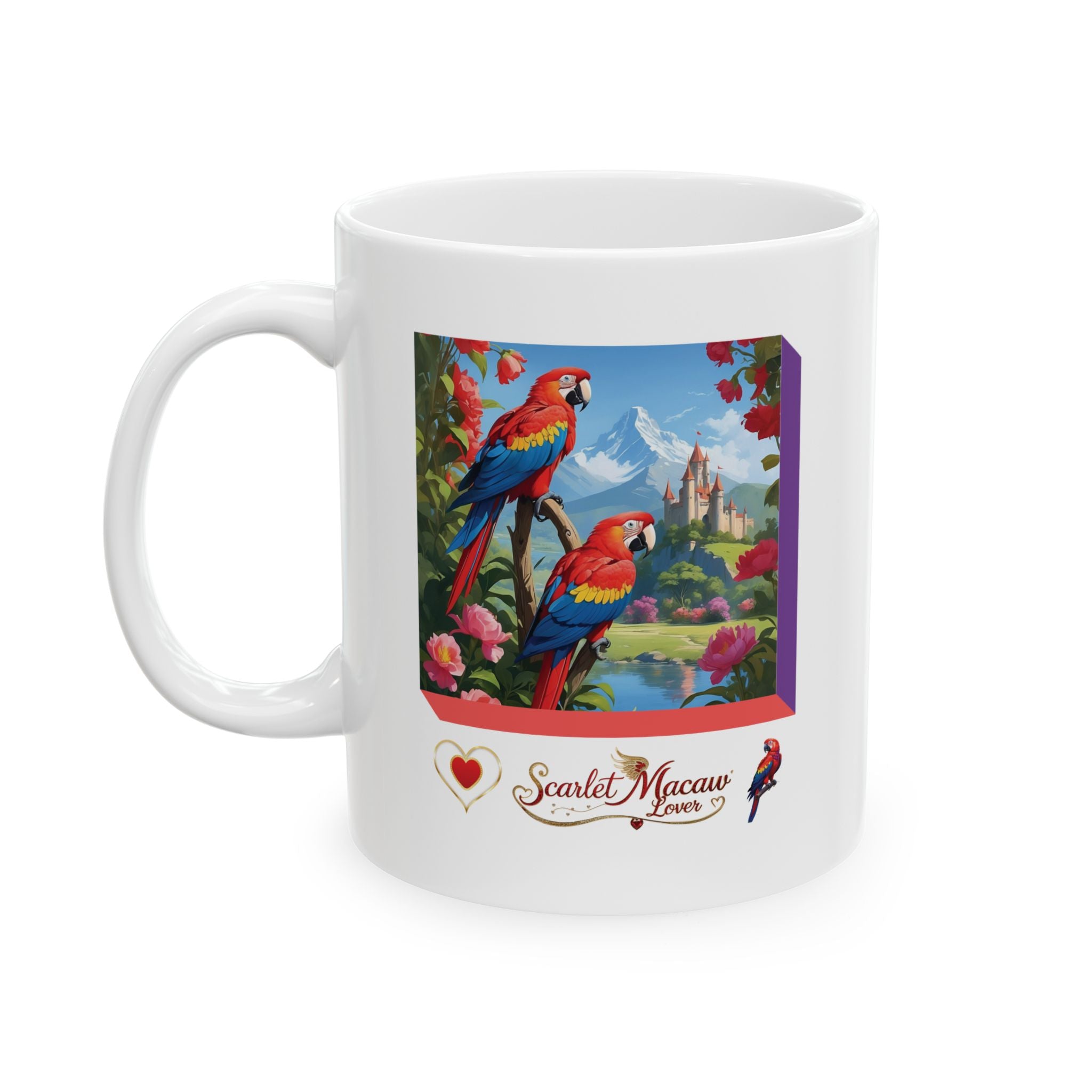 Nature Scarlet Macaw Lover Mug