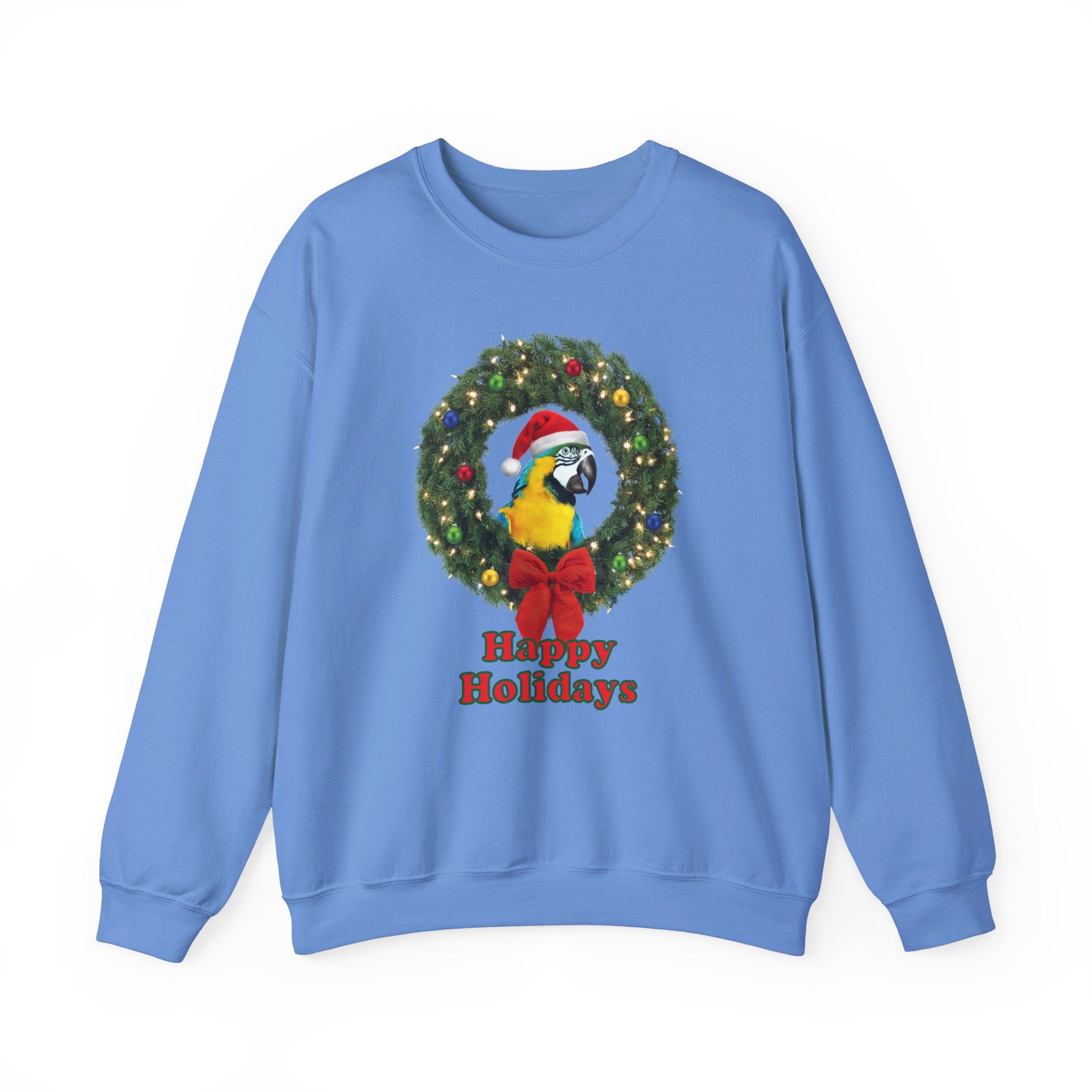 Happy Christmas Holidays Blue And Gold Sweatshirt