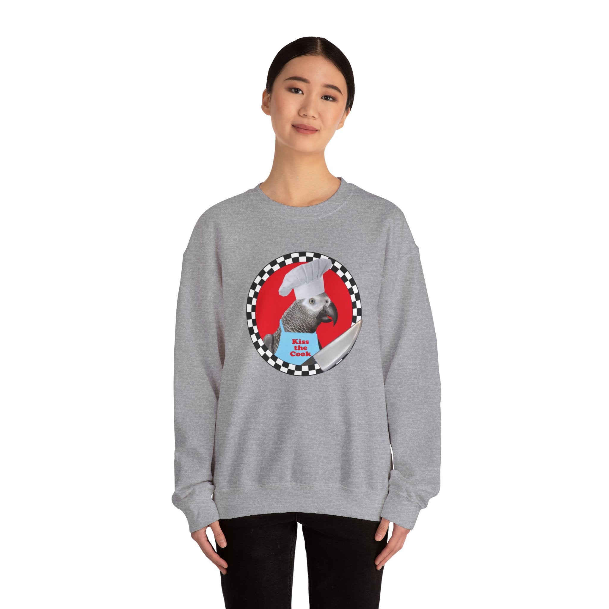 Kiss The Cook African Grey Sweatshirt
