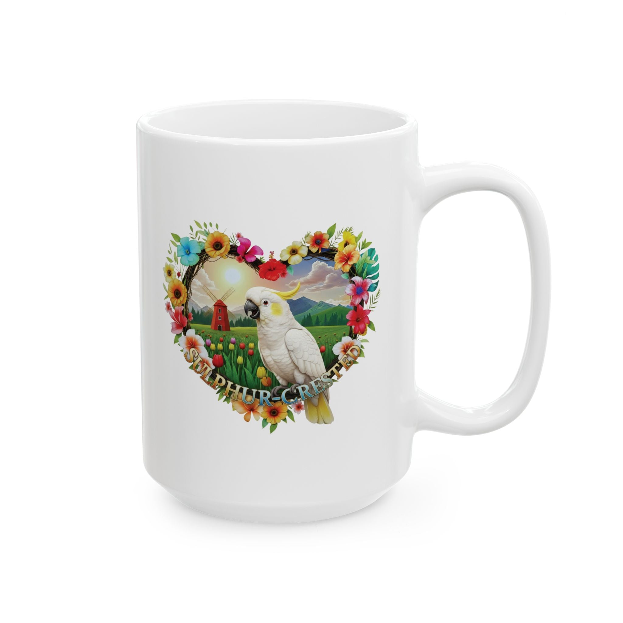White Sulphur Crested Nature Mug