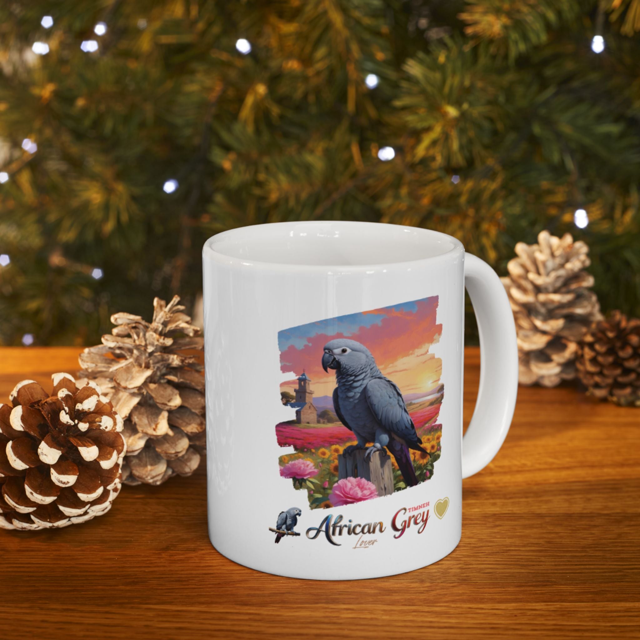 African Grey Timneh Lover Mug
