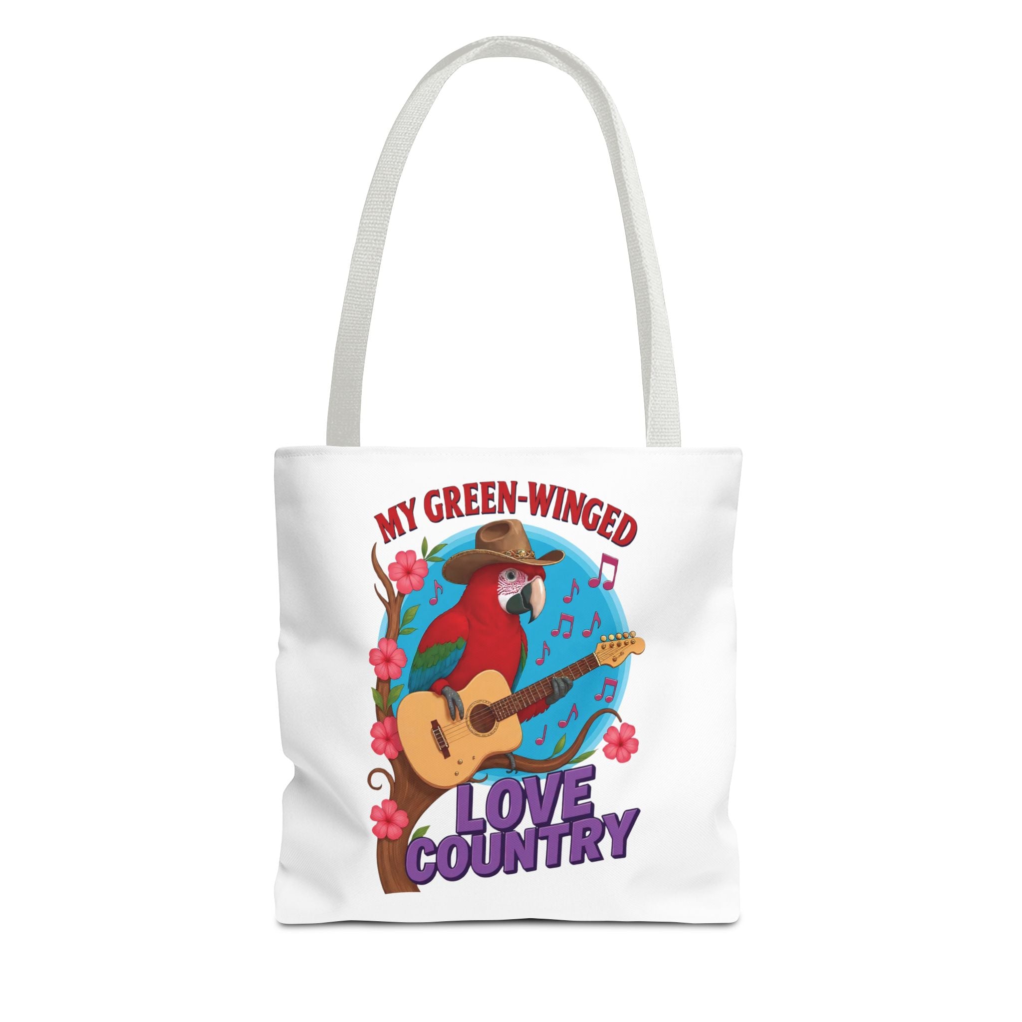Green Winged Loves Country Tote Bag