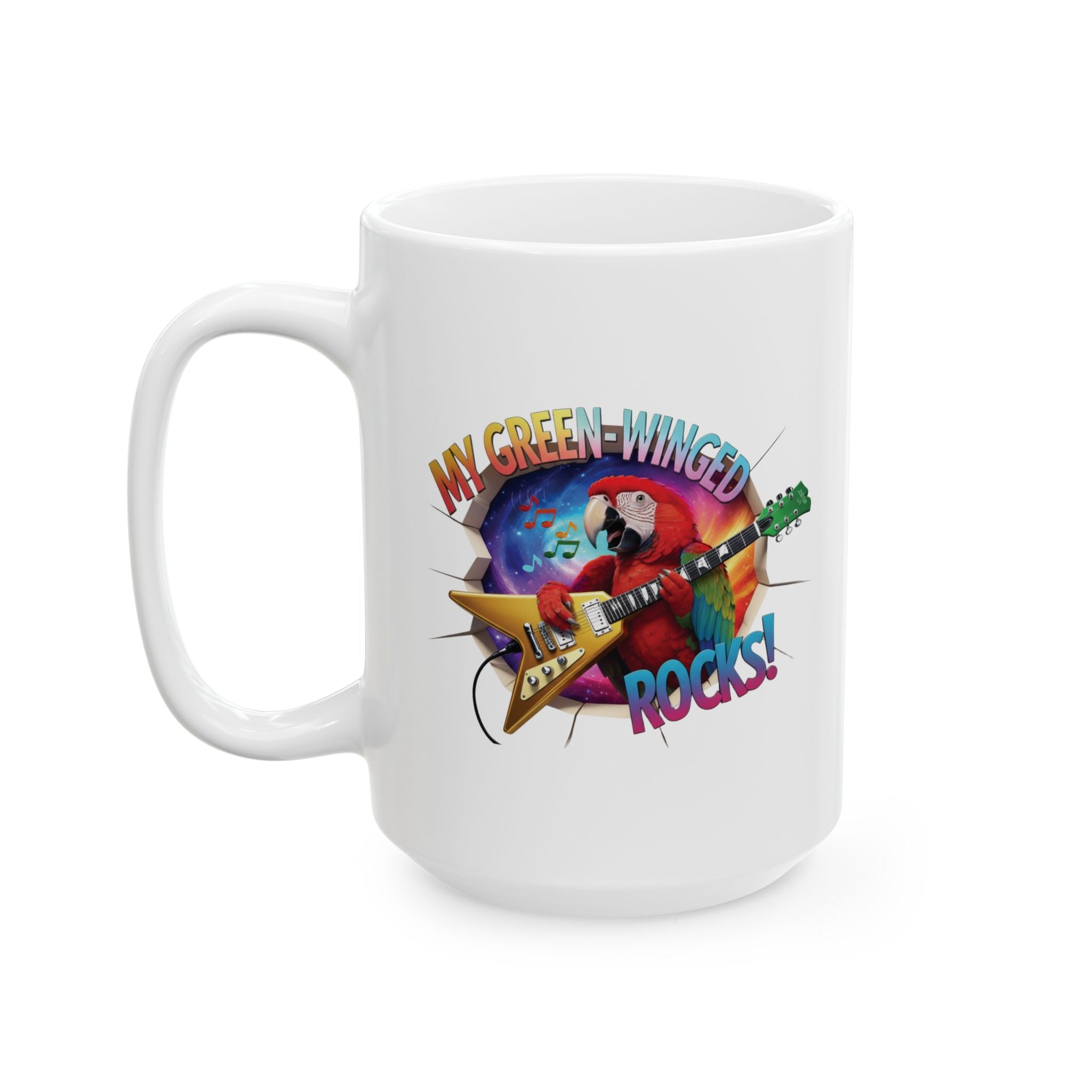 Green Winged Rocks Mug