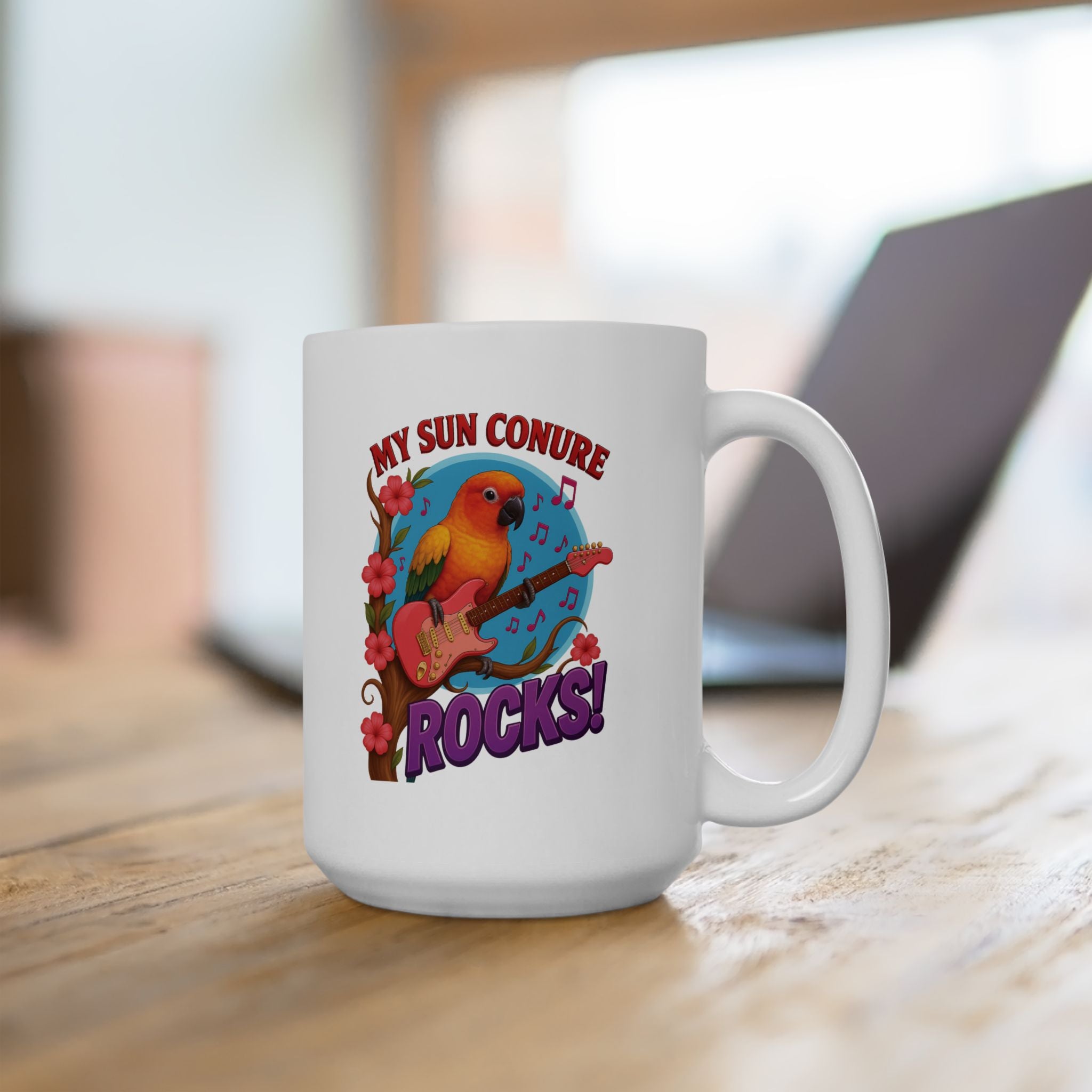 My Sun Conure Rocks Mug
