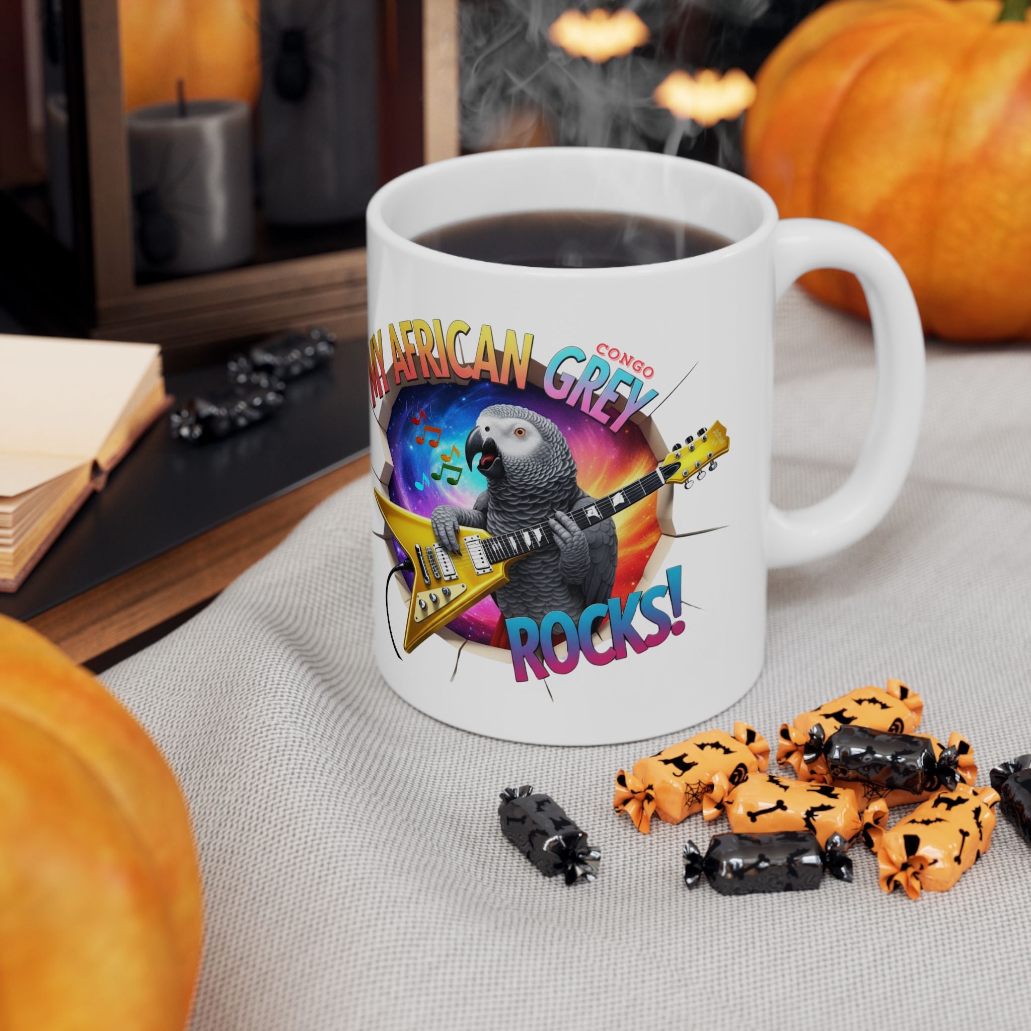 My African Grey Congo Rocks Mug
