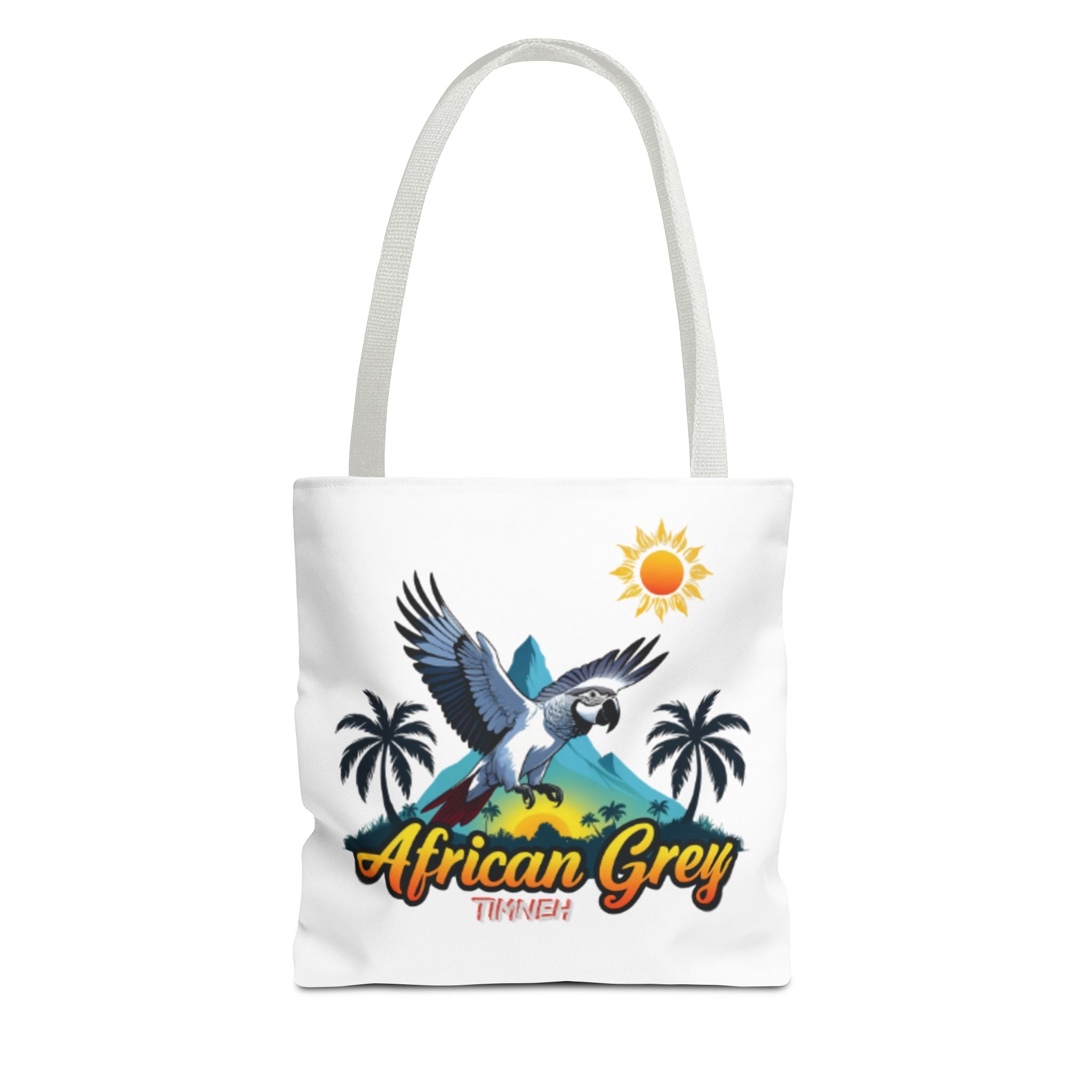 African Grey Timneh Sunrise Tote Bag