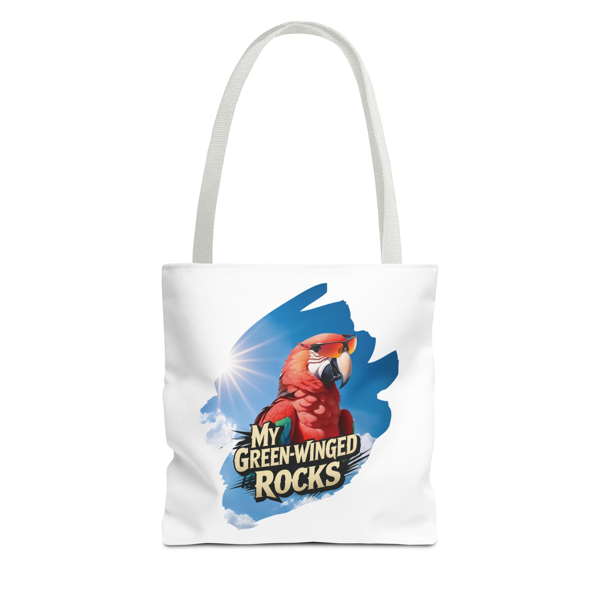 My Green Winged Rocks Tote Bag