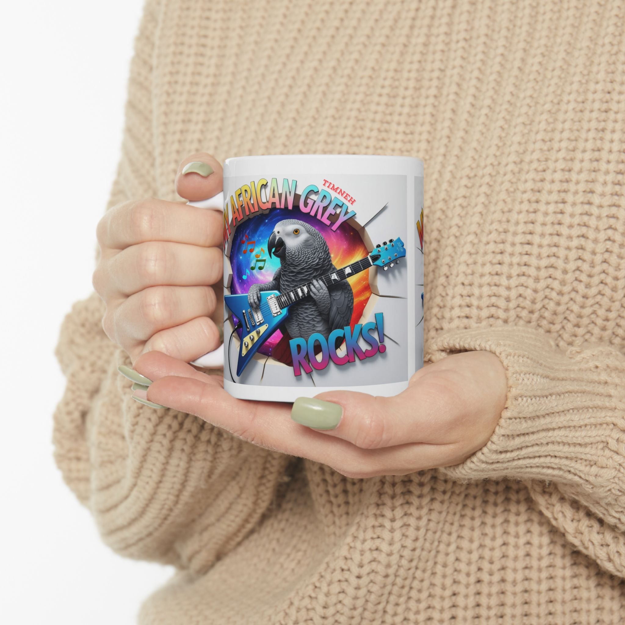My African Grey Timneh Rocks Mug