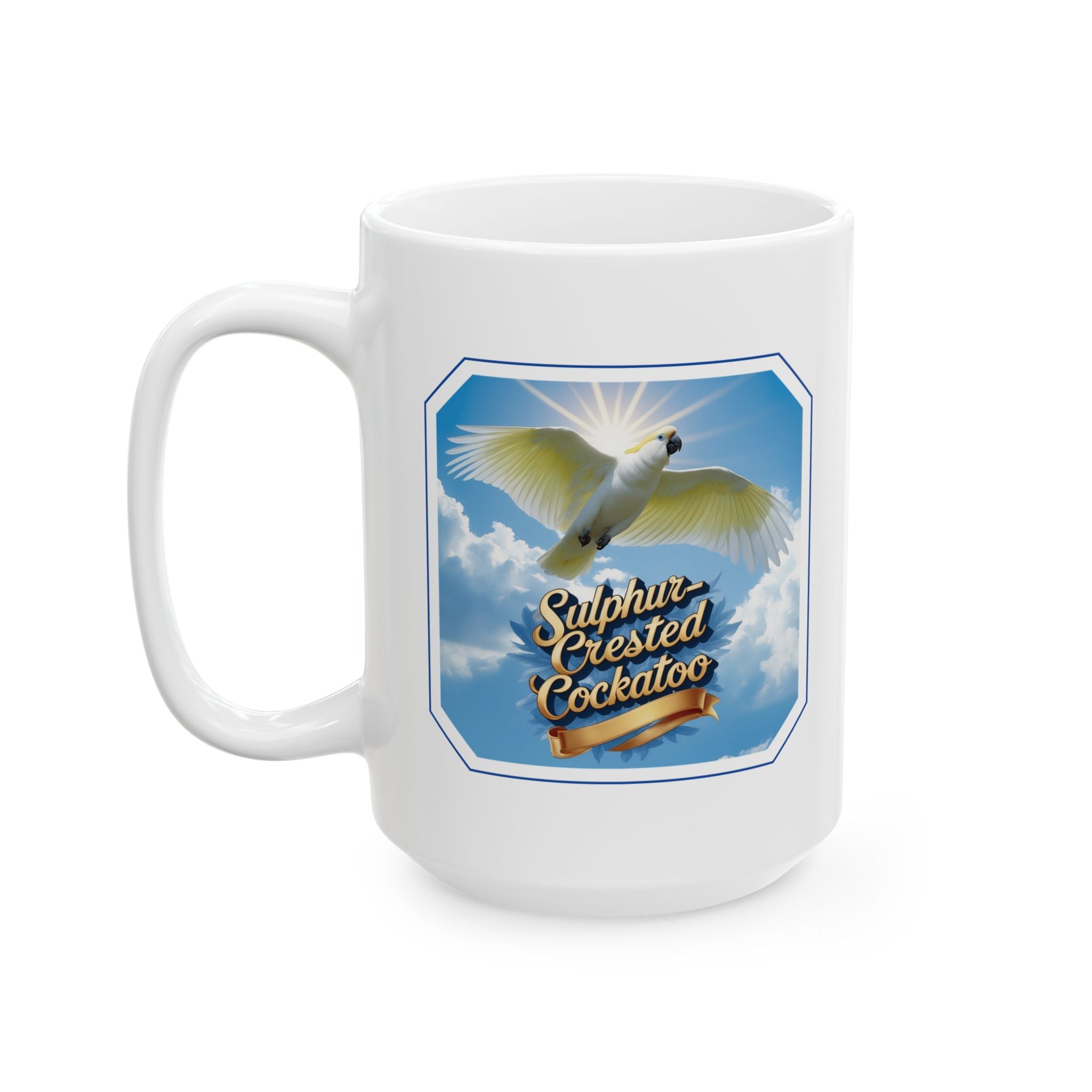 Sulphur Crested Cockatoo Sky Mug