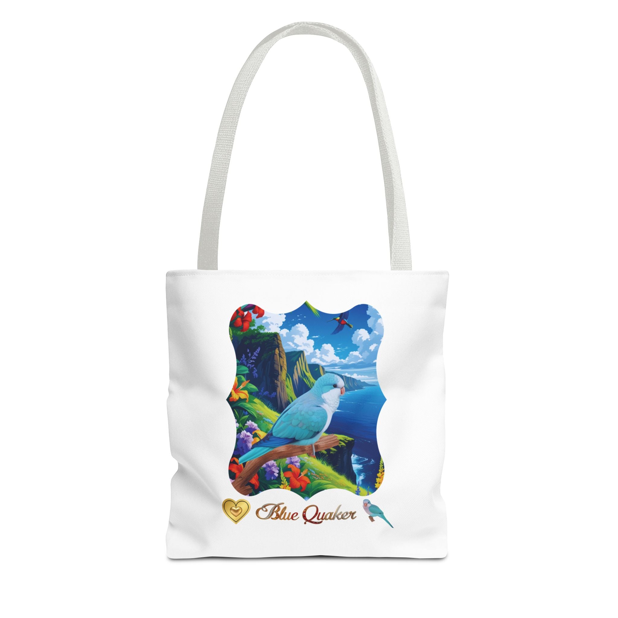 Blue Quaker Lake Scenic Tote Bag