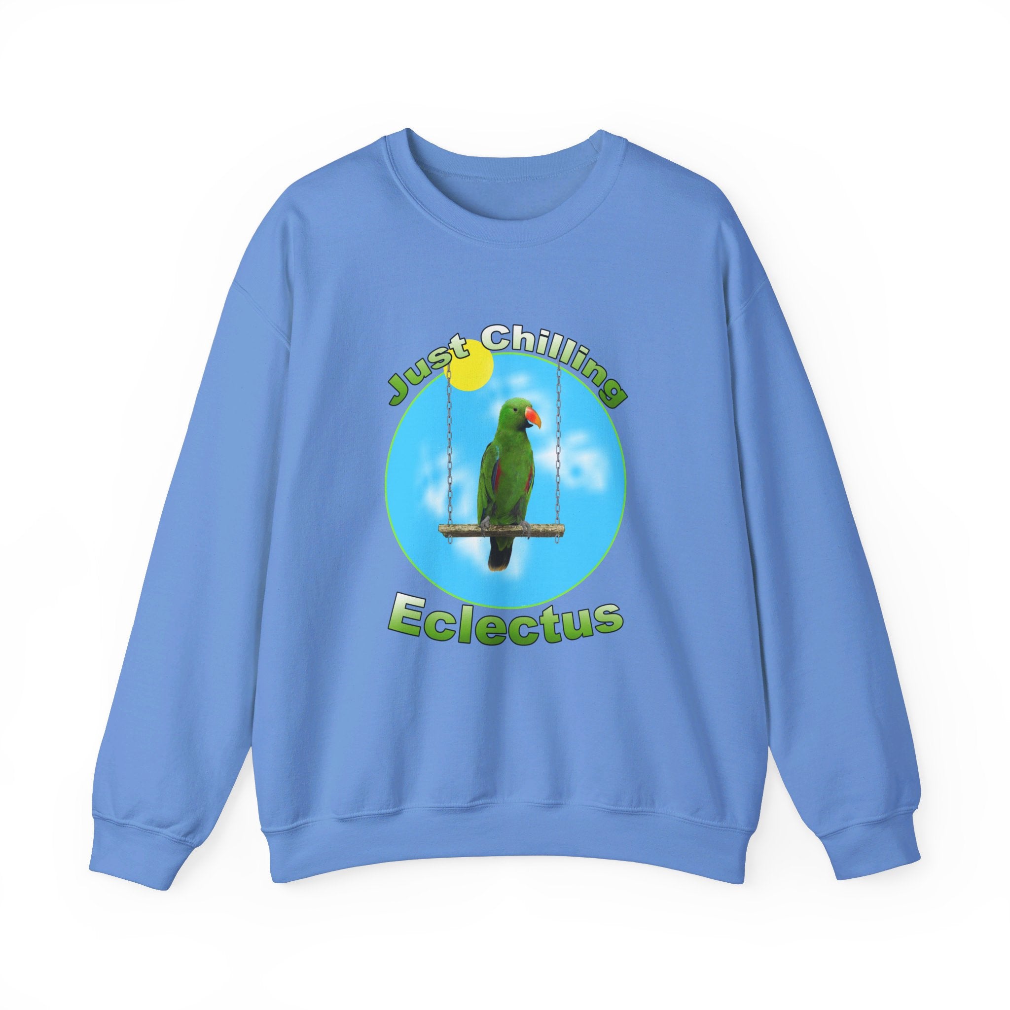 Just Chilling Swing Green Eclectus Sweatshirt