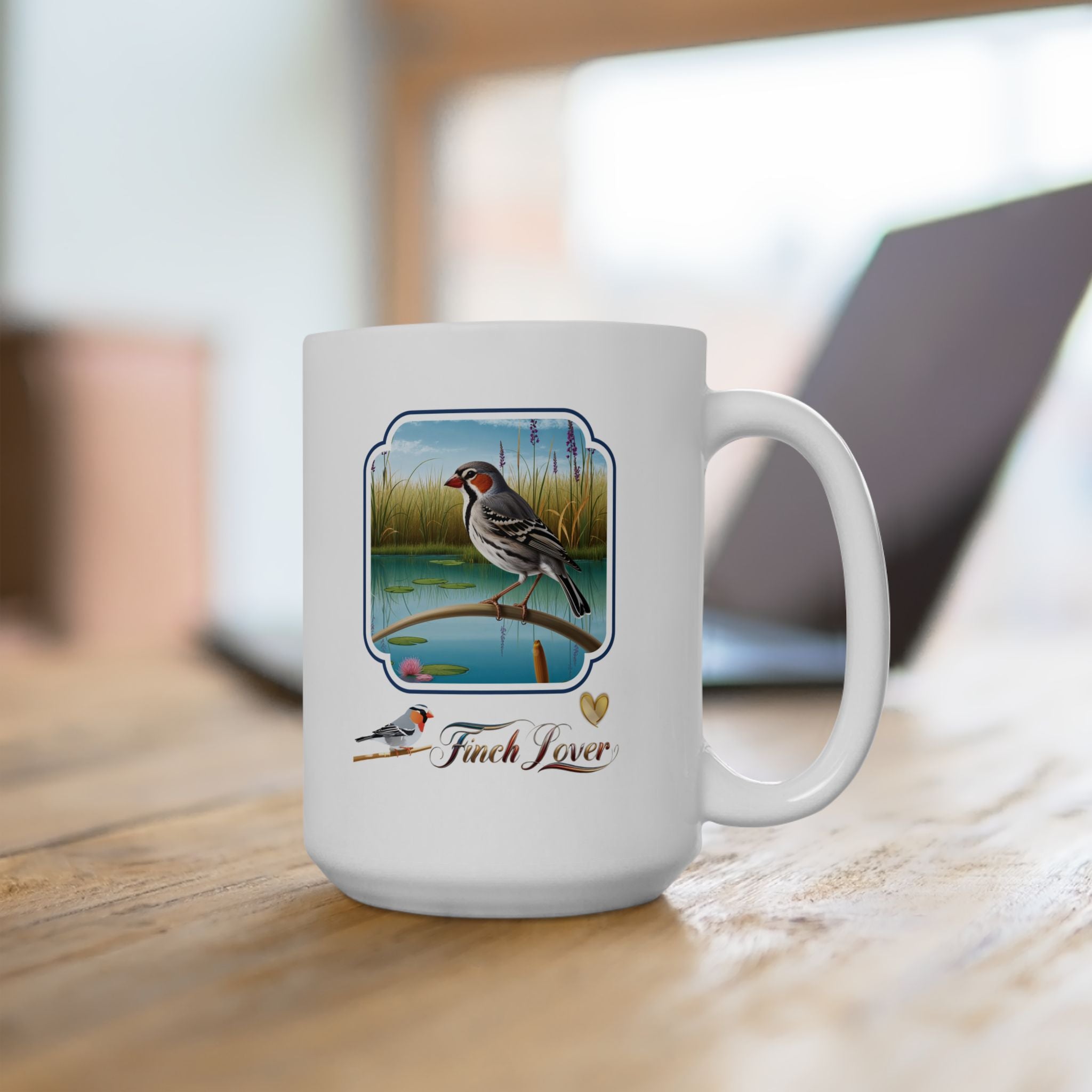 Finch Lover Nature Scenic Mug