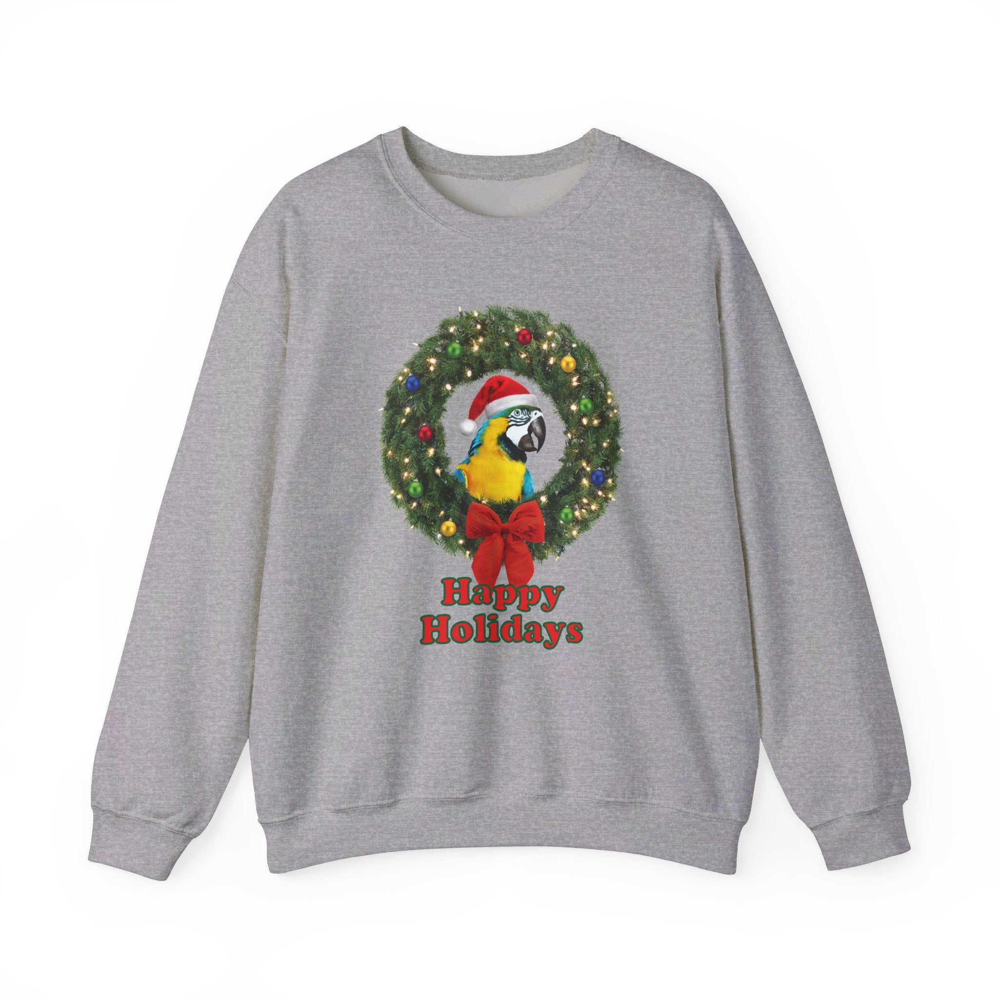 Happy Christmas Holidays Blue And Gold Sweatshirt