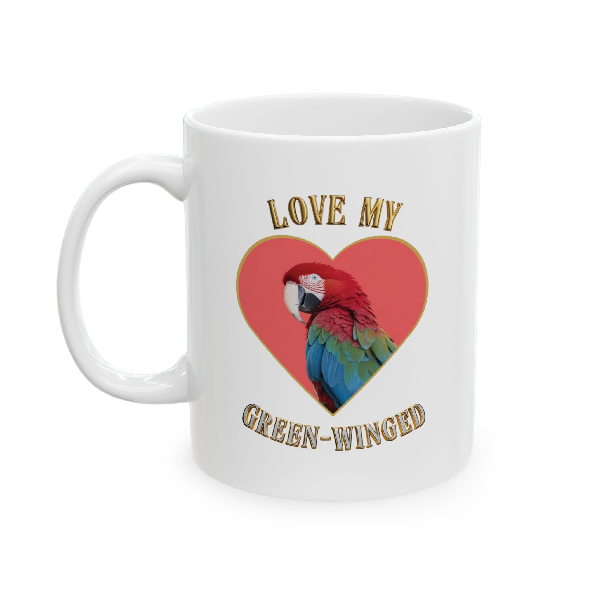 Love My Green-Winged Macaw Mug