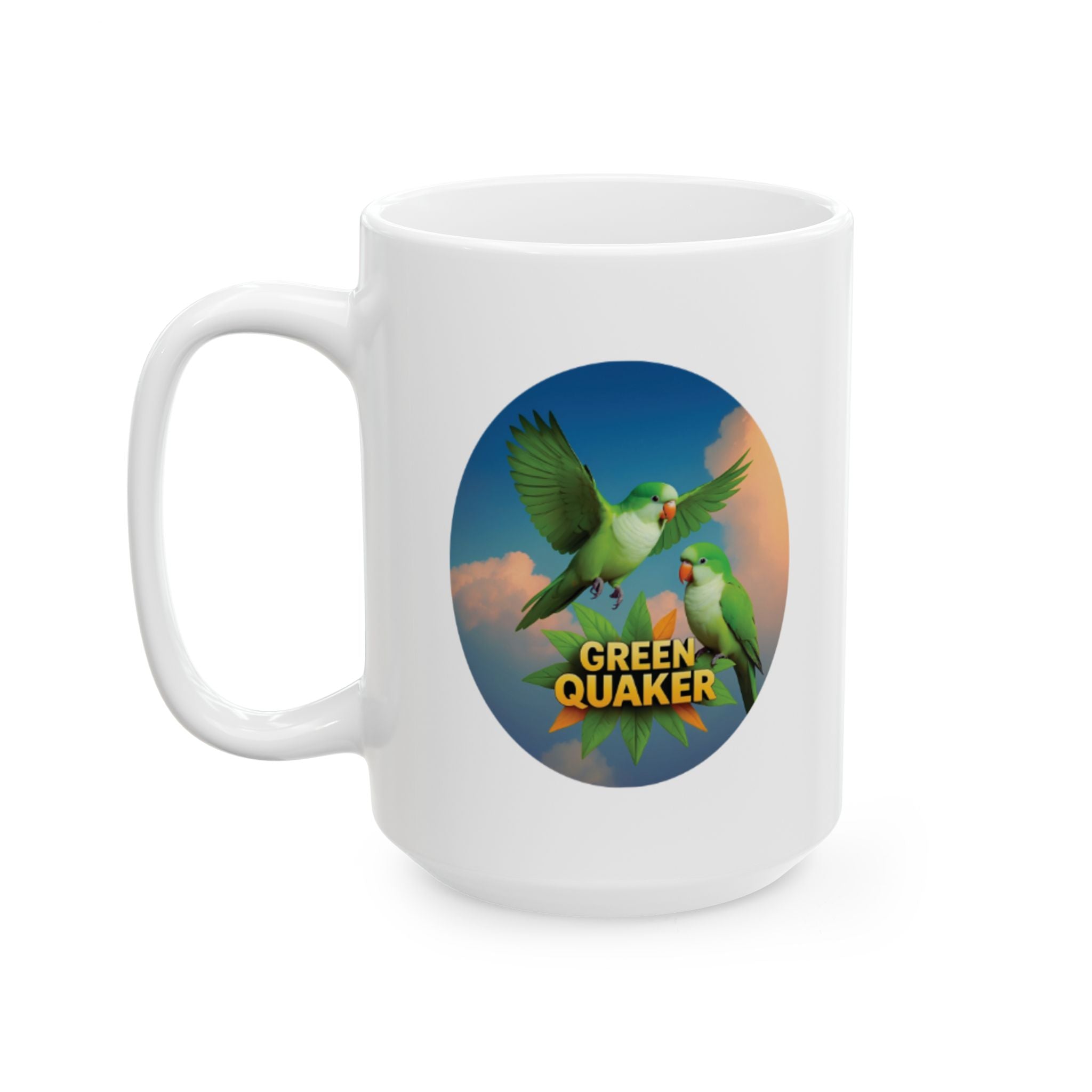 Green Quaker Flying Mug