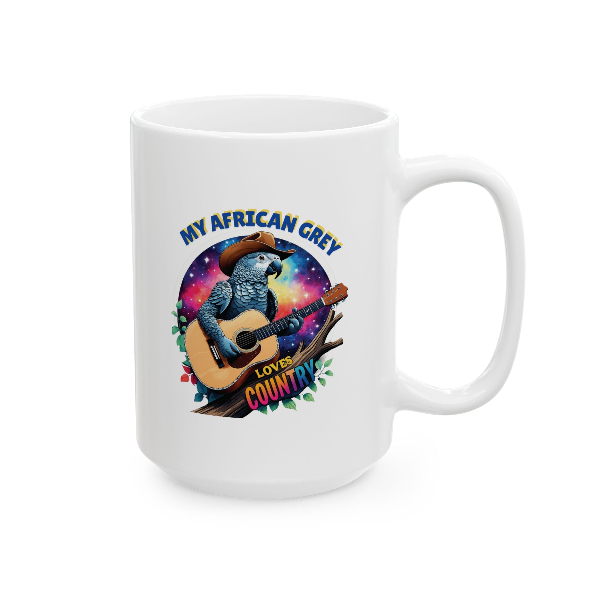 African Grey Love Country Ceramic Mug