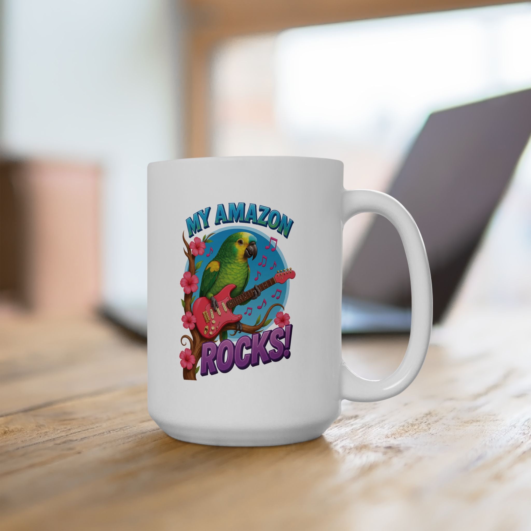 My Amazon Rocks Guitar Mug