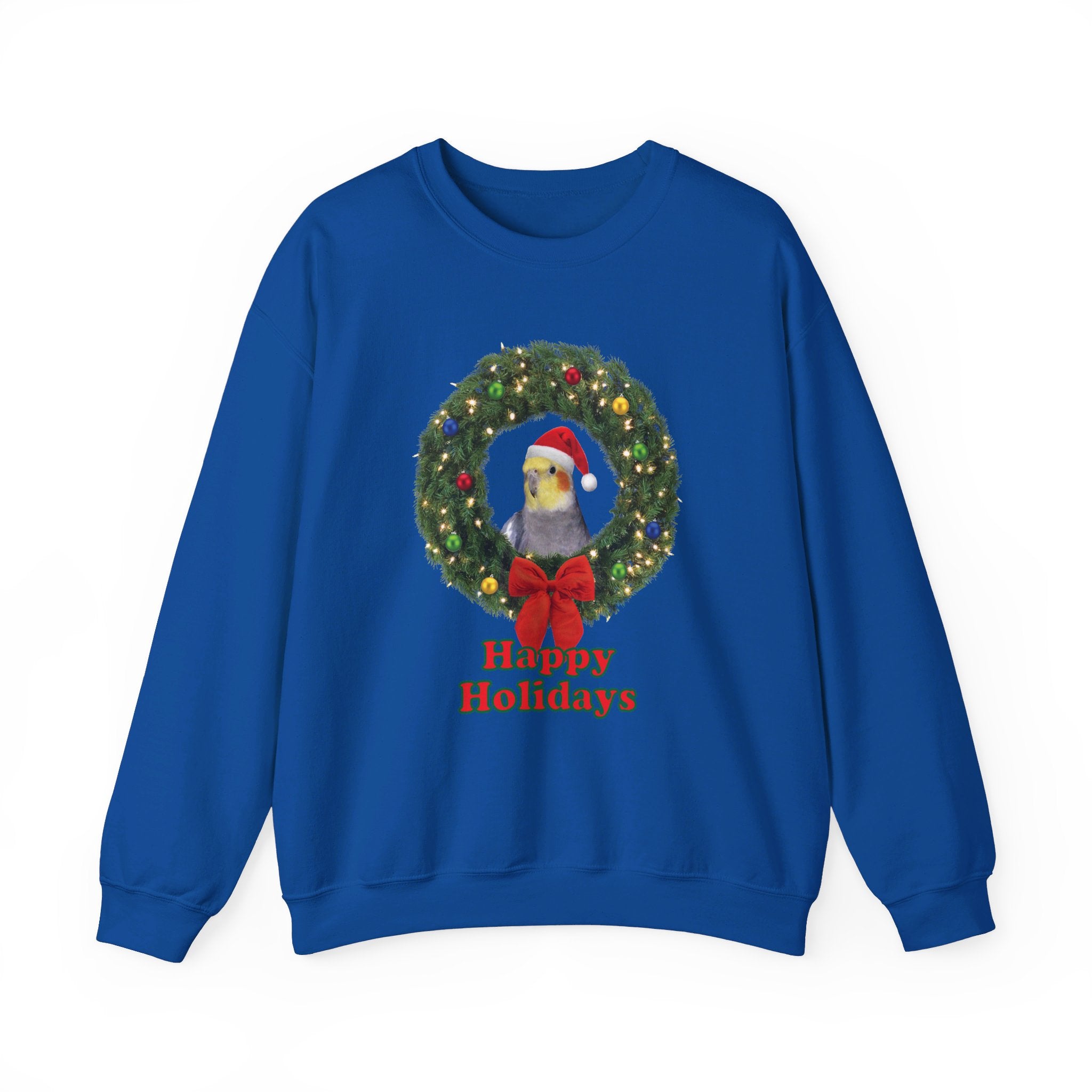 Happy Christmas Holidays Cockatiel Sweatshirt