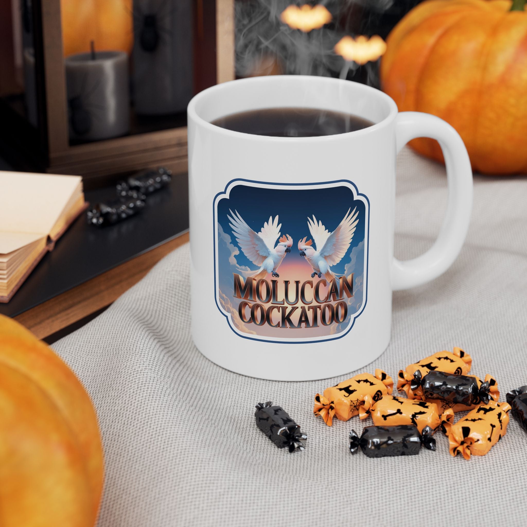 Moluccan Cockatoo Flying Mug