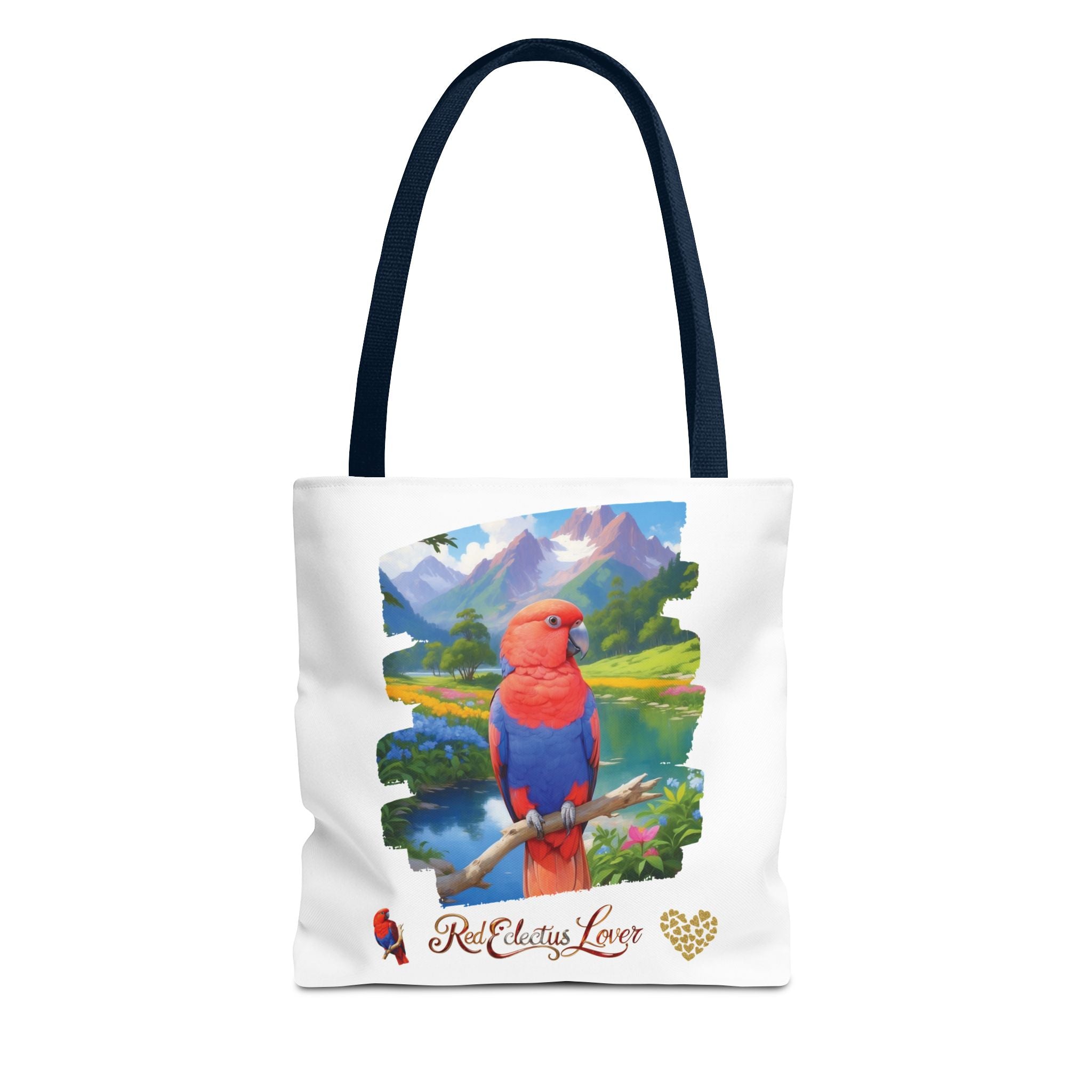 Red Eclectus Lover Nature Scenic Tote Bag