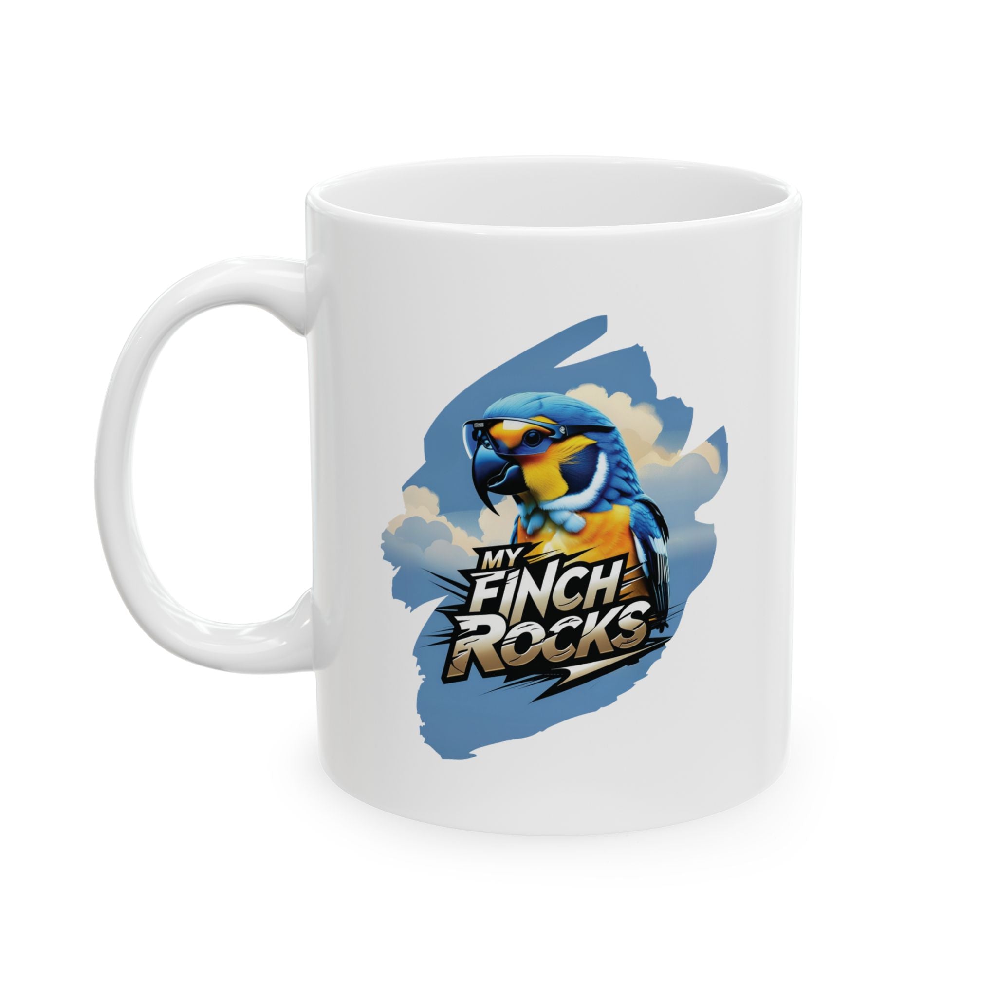 My Finch Rocks Sunglasses Mug