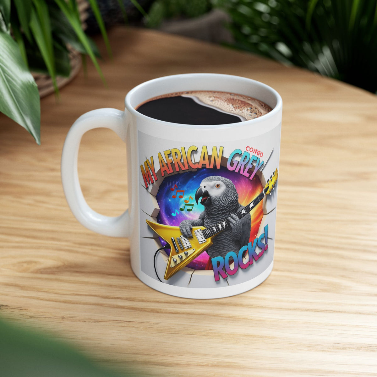 My African Grey Congo Rocks Mug