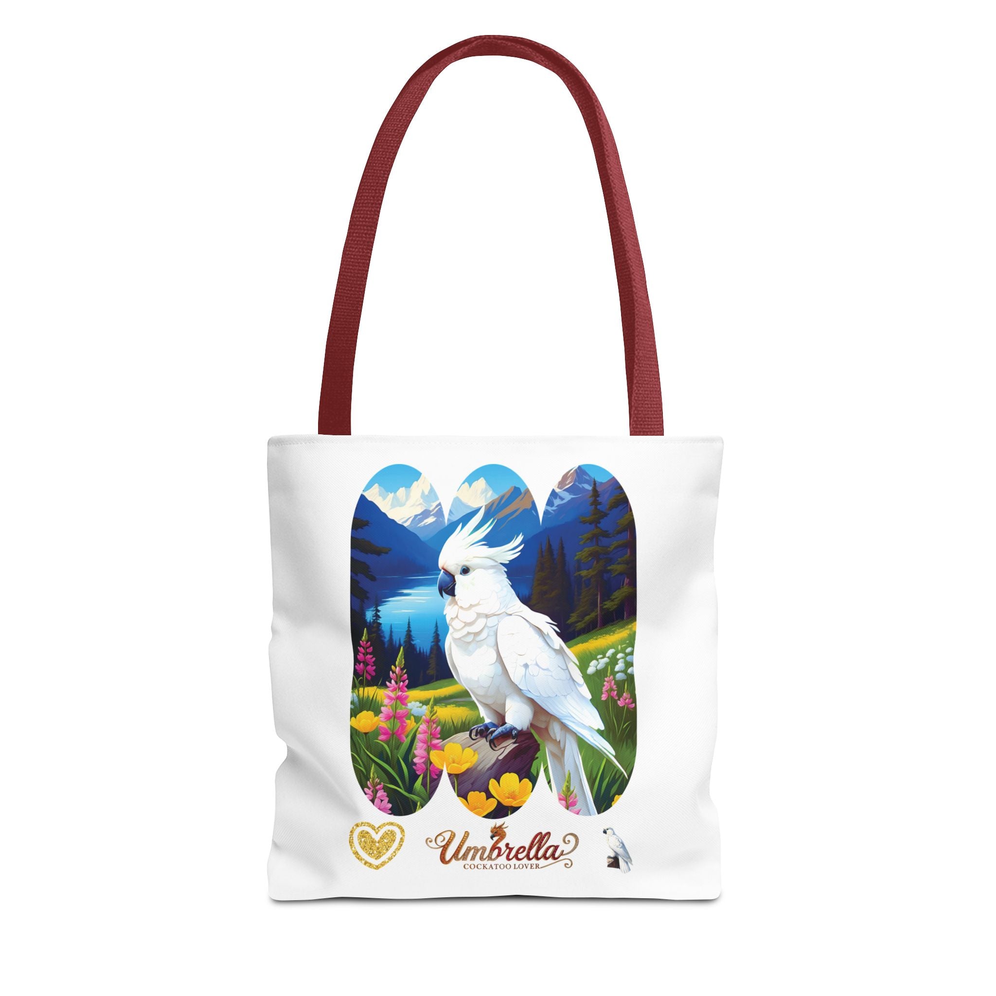 Umbrella Cockatoo Lover Floral Tote Bag