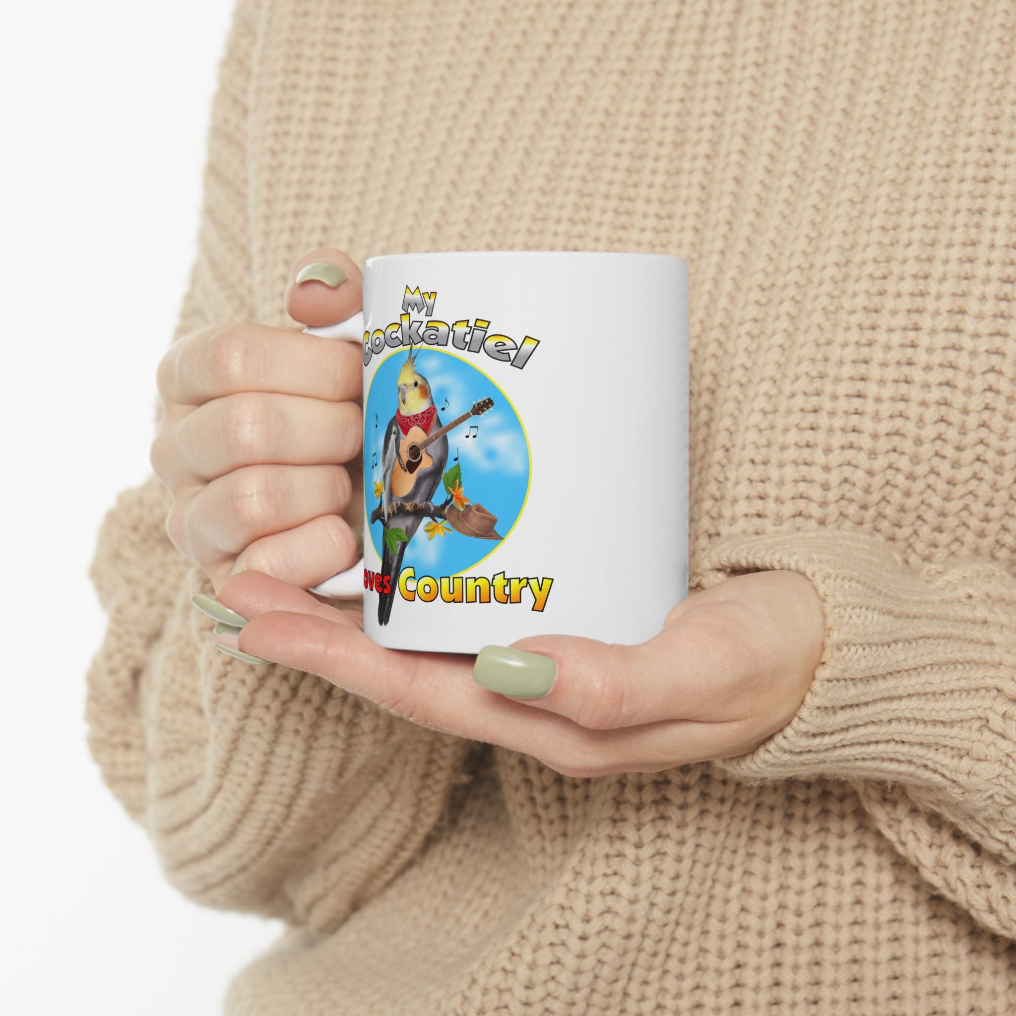 My Cockatiel Loves Country Mug