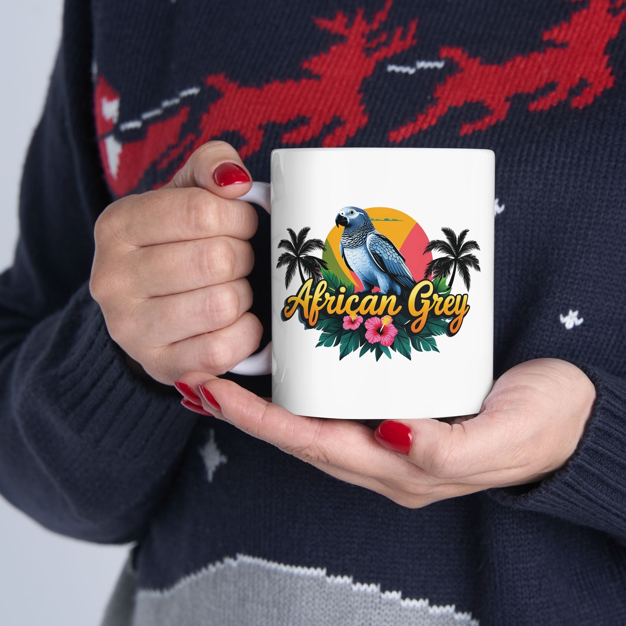 African Grey Congo Mug