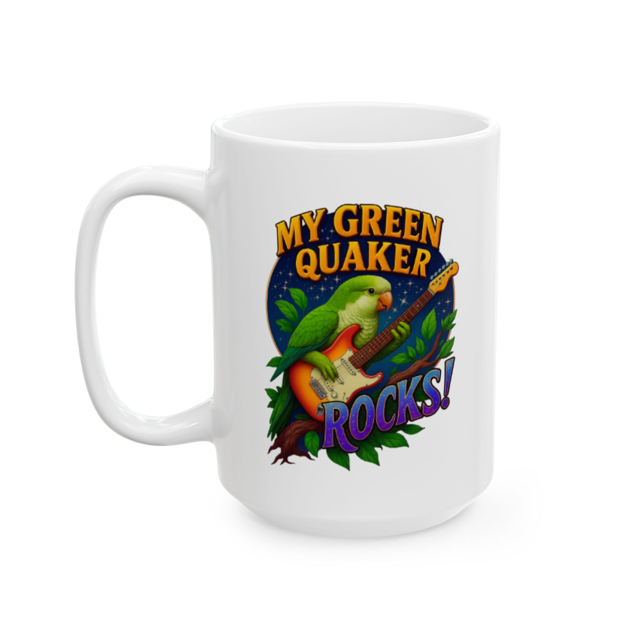 Green Quaker Rocks Mug